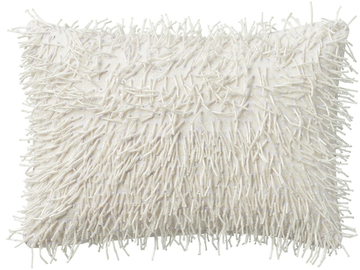 Luminescence Z0727 Cotton Beaded Tassels Throw Pillow From Mina Victory By Nourison Rugs