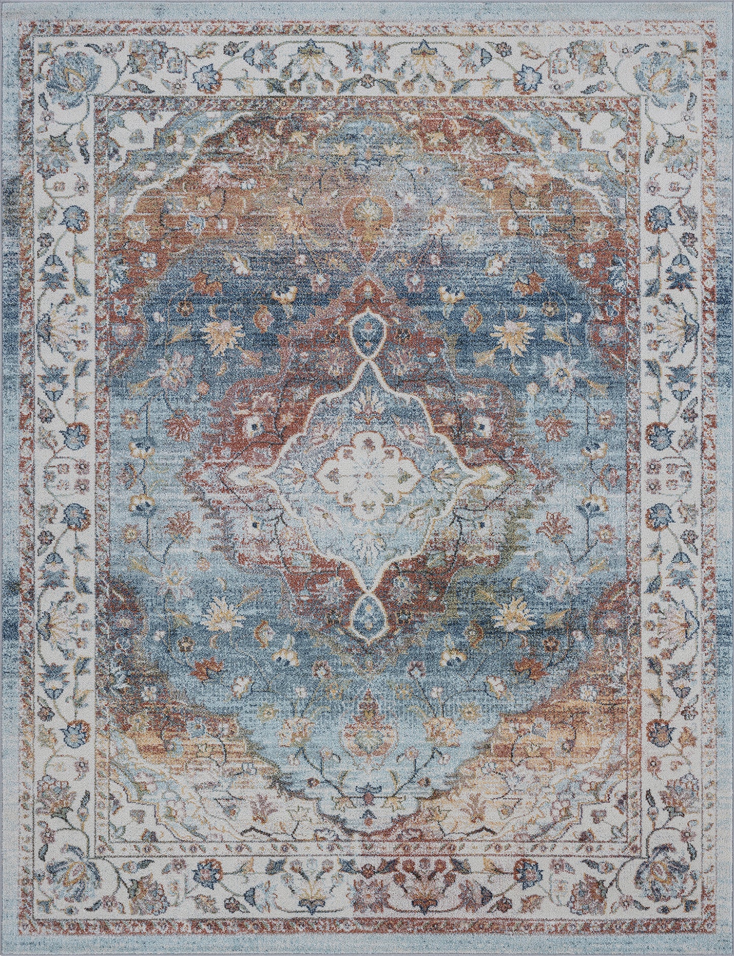 Reina-REI15 Cut Pile Synthetic Blend Indoor Area Rug by Tayse Rugs