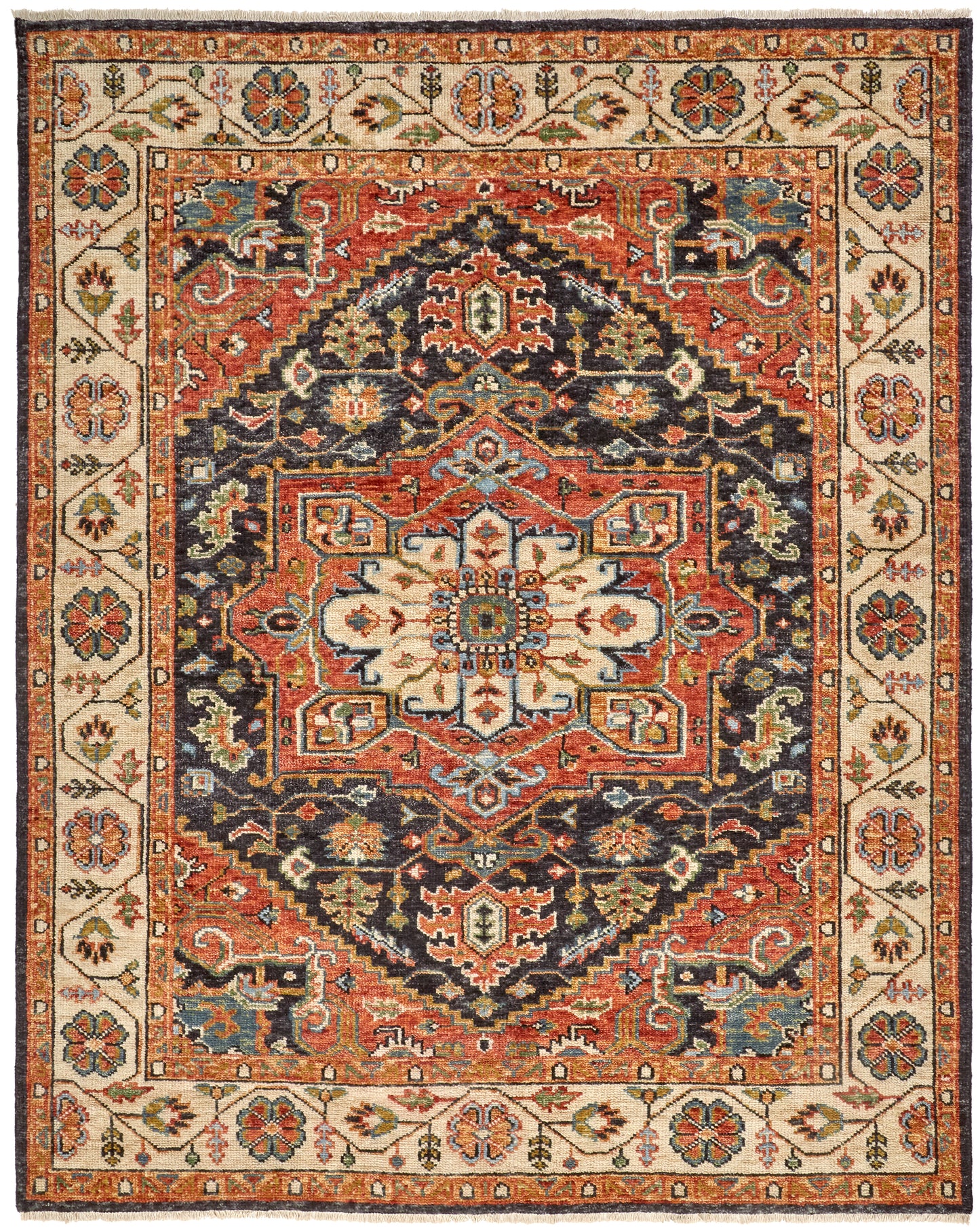 Carrington 6803F Hand Knotted Wool Indoor Area Rug by Feizy Rugs