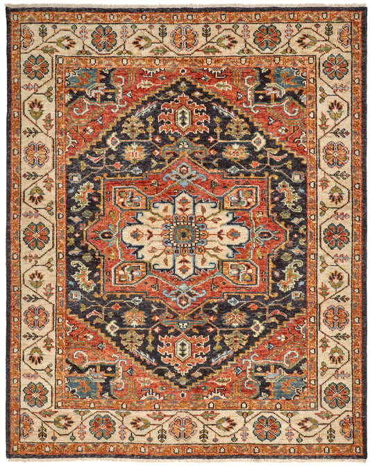 Carrington 6803F Hand Knotted Wool Indoor Area Rug by Feizy Rugs