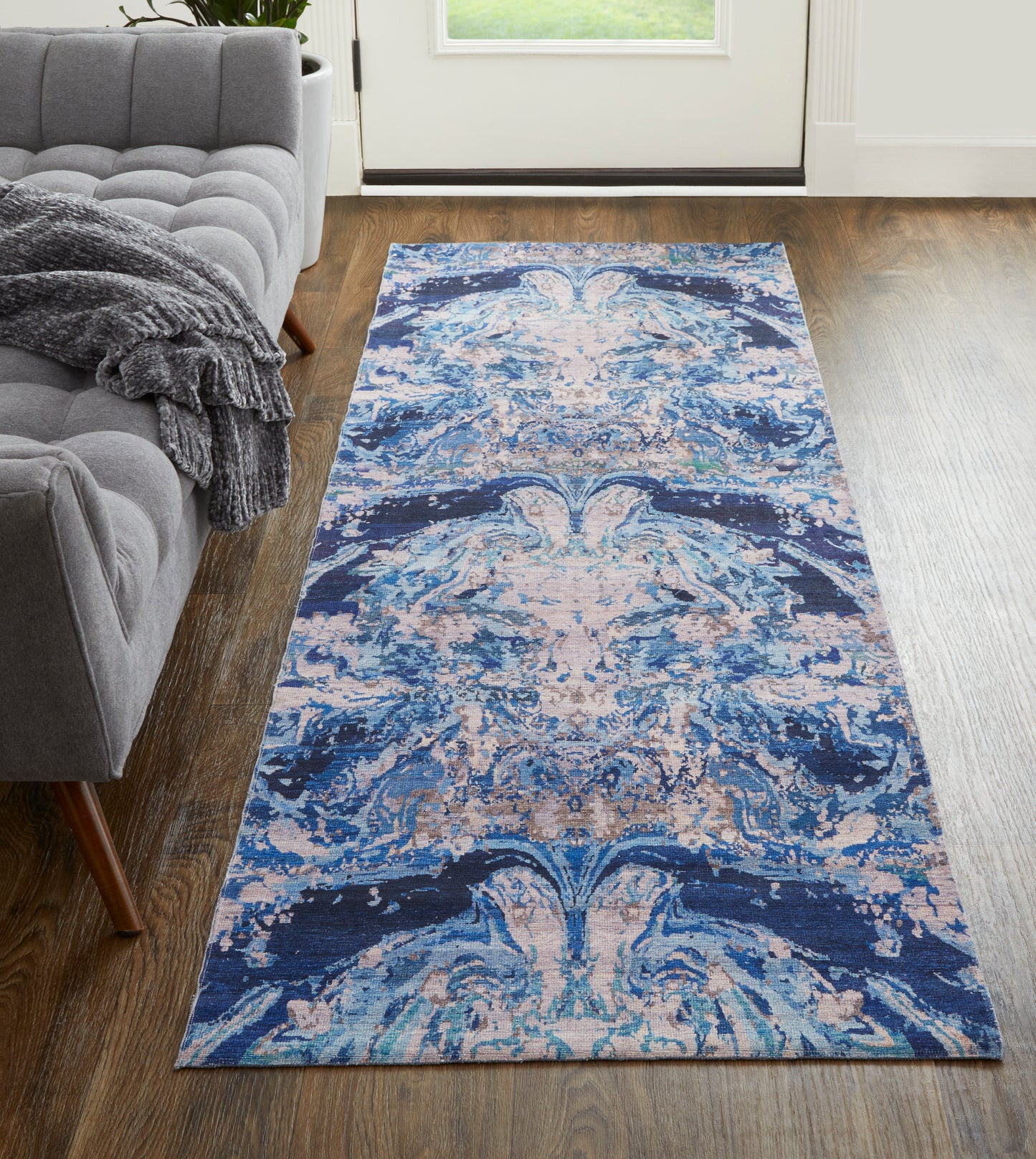 Mathis 39HZF Power Loomed Synthetic Blend Indoor Area Rug by Feizy Rugs