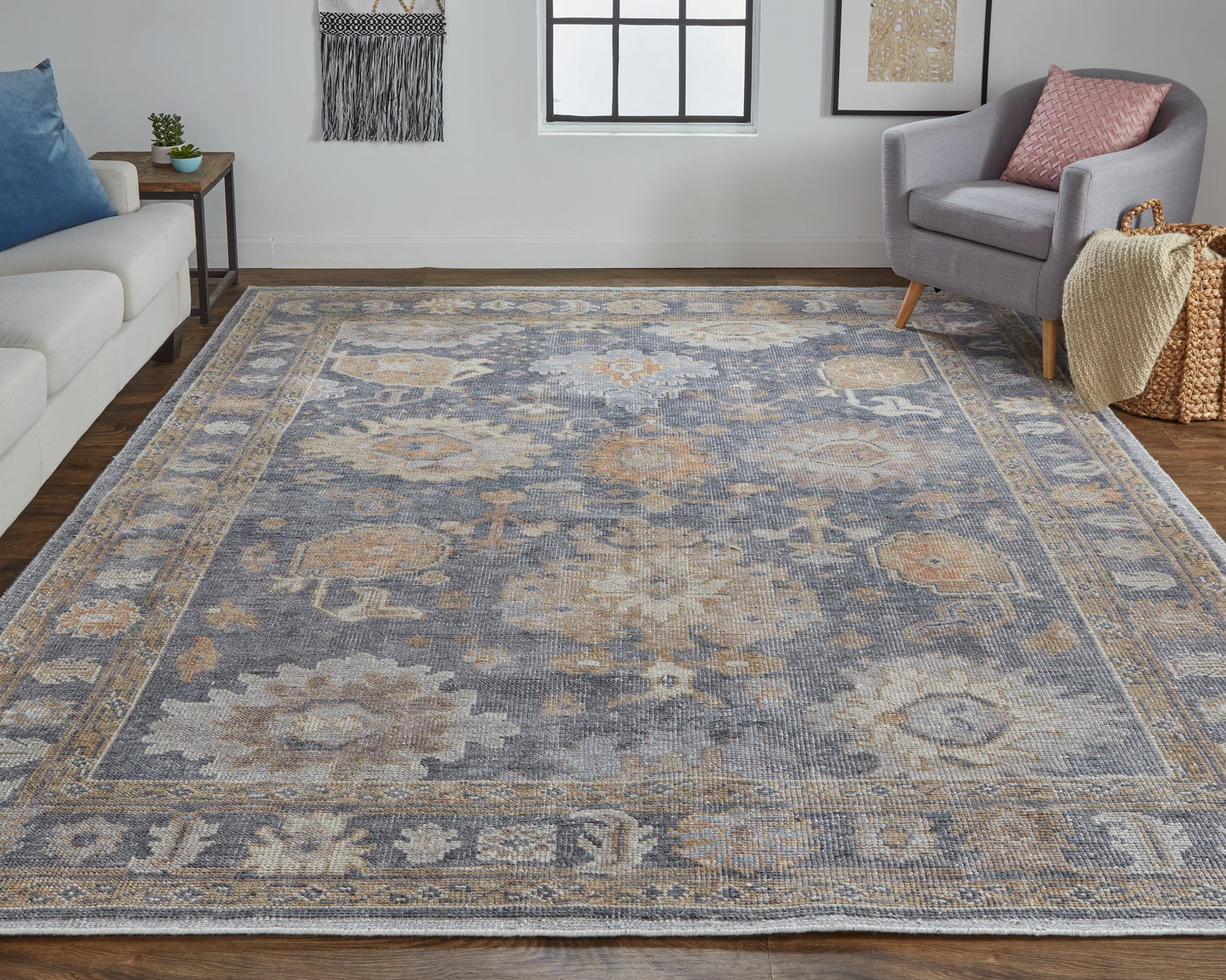 Wendover 6842F Hand Knotted Synthetic Blend Indoor Area Rug by Feizy Rugs