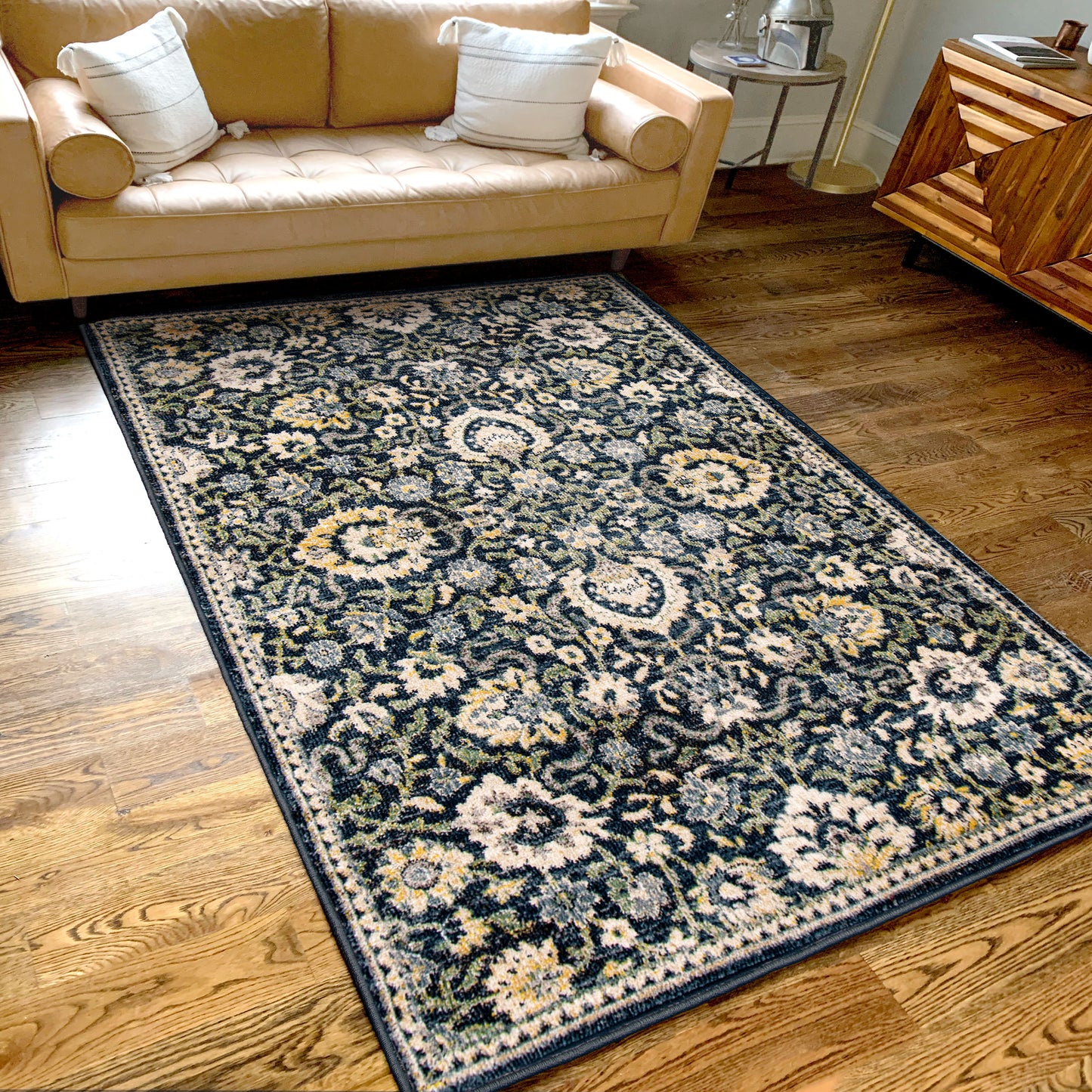 Orian Rugs Morgan Bullard Olivia ASC/OLVM Navy Area Rug