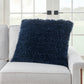 Shag TL003 Synthetic Blend Lush Yarn Throw Pillow From Mina Victory By Nourison Rugs