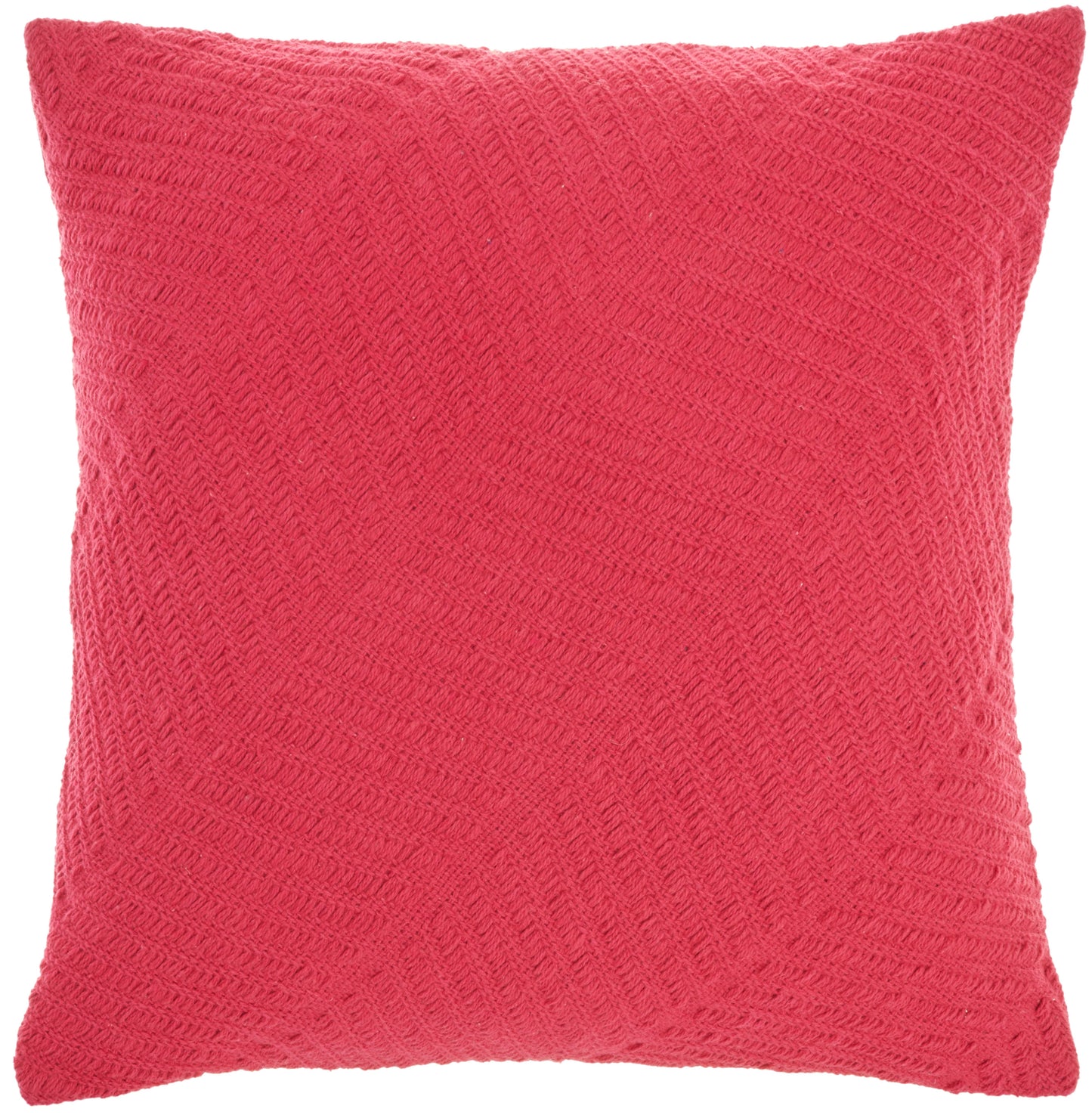 Life Styles CN964 Cotton Woven Diagonal Throw Pillow From Mina Victory By Nourison Rugs