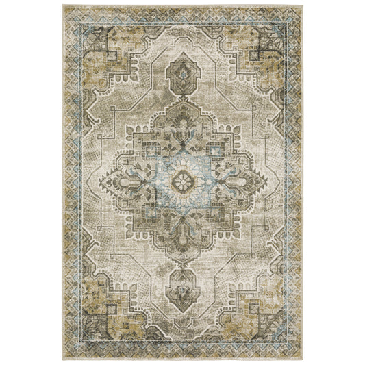 VENICE Medallion Power-Loomed Synthetic Blend Indoor Area Rug by Oriental Weavers | Area Rug