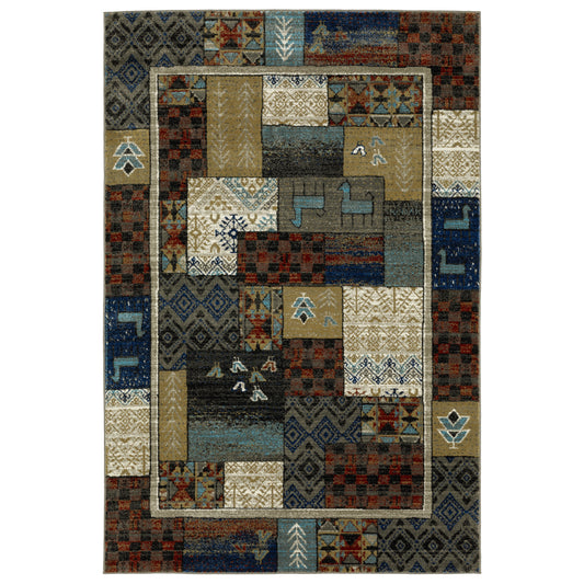 VENICE Geometric Power-Loomed Synthetic Blend Indoor Area Rug by Oriental Weavers