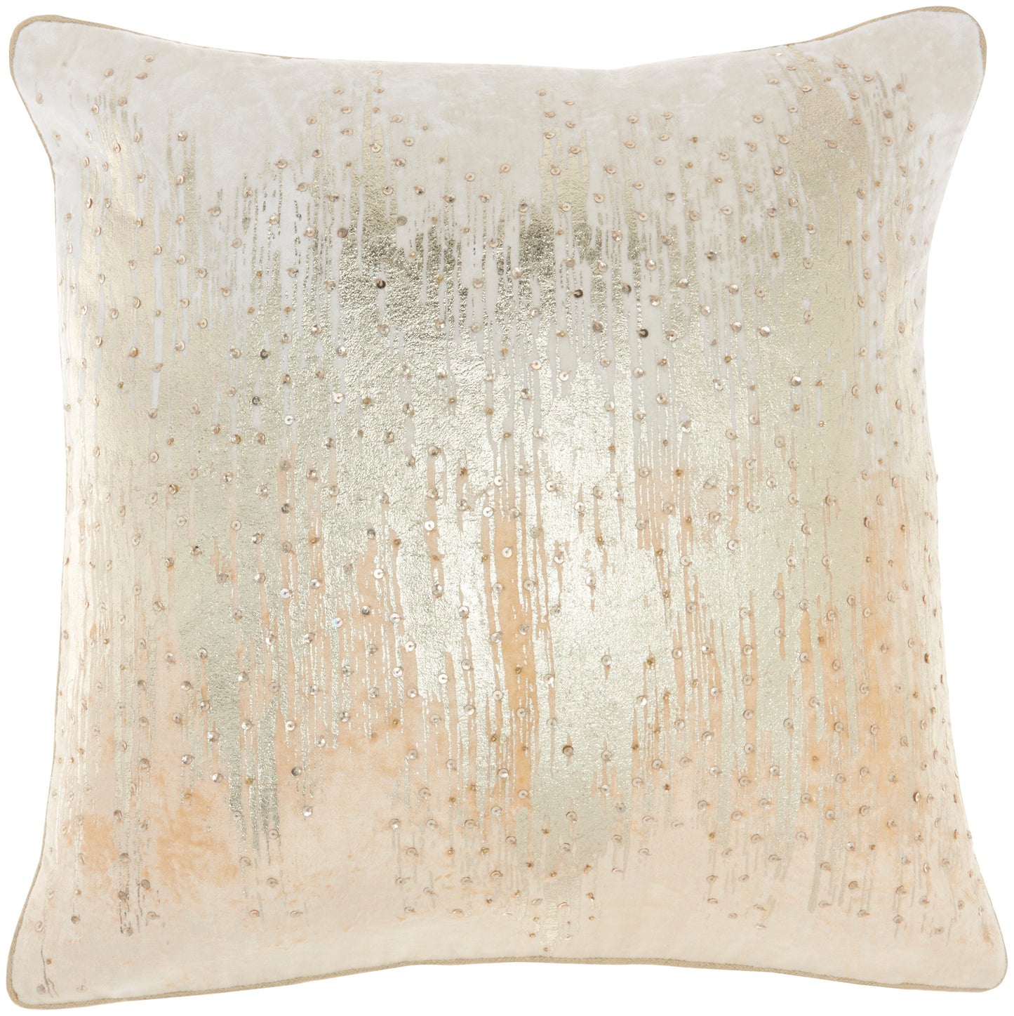 Sofia PN506 Velvet Ombre Met Sequins Throw Pillow From Mina Victory By Nourison Rugs