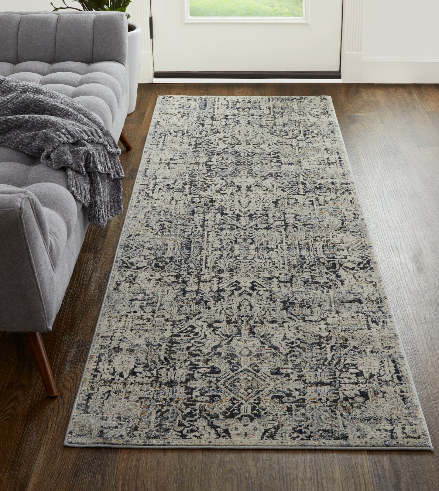 Kaia 39HUF Power Loomed Synthetic Blend Indoor Area Rug by Feizy Rugs