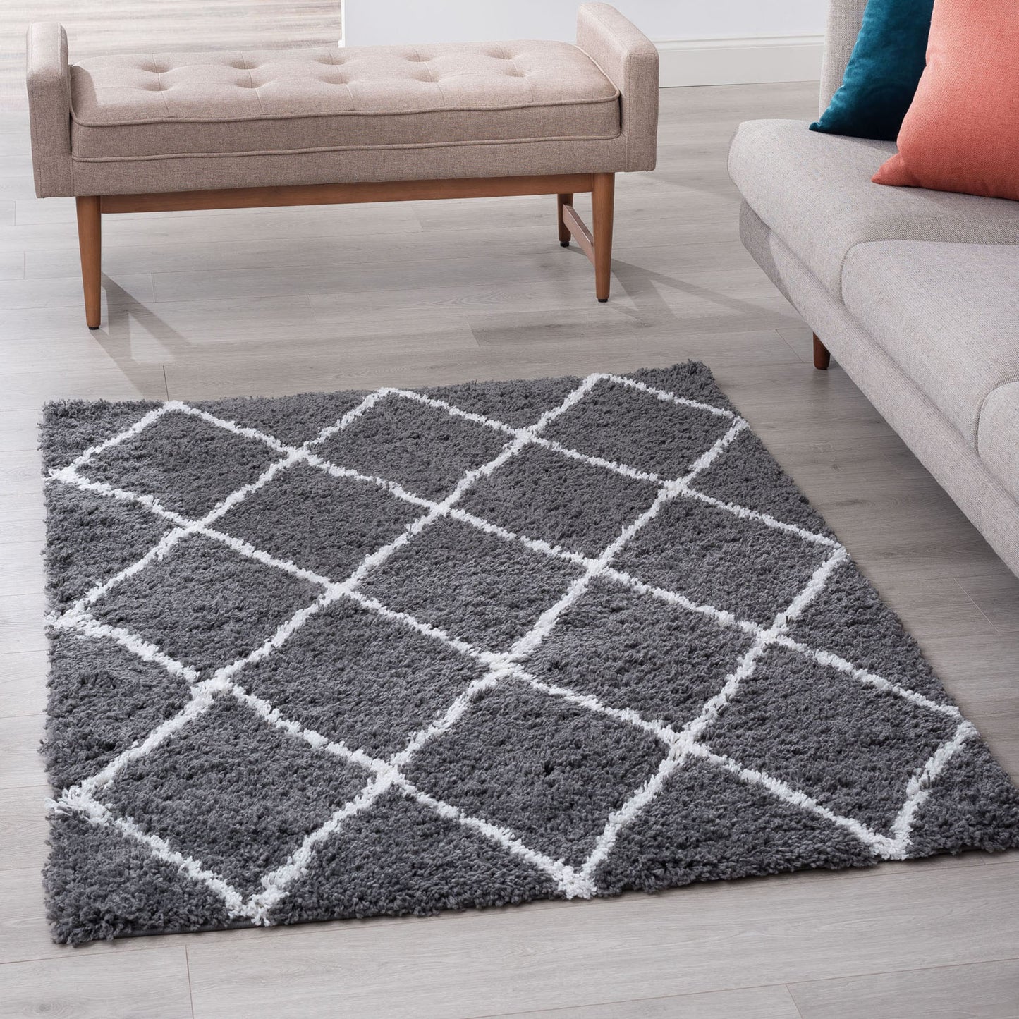 Jersey Shag-JRS11 Cut Pile Synthetic Blend Indoor Area Rug by Tayse Rugs