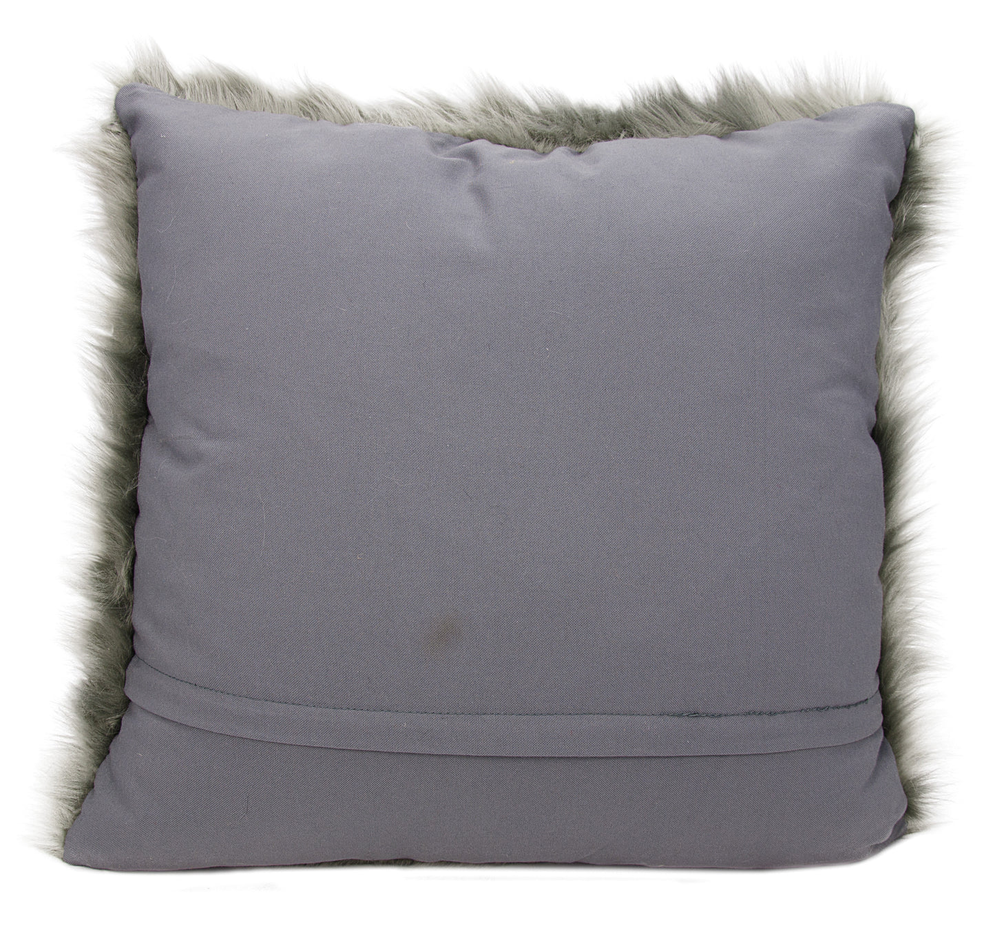 Faux Fur FL101 Synthetic Blend Remen Poly Faux Fur Throw Pillow From Mina Victory By Nourison Rugs