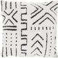 Life Styles AA016 Cotton Woven Boho Pattern Throw Pillow From Mina Victory By Nourison Rugs