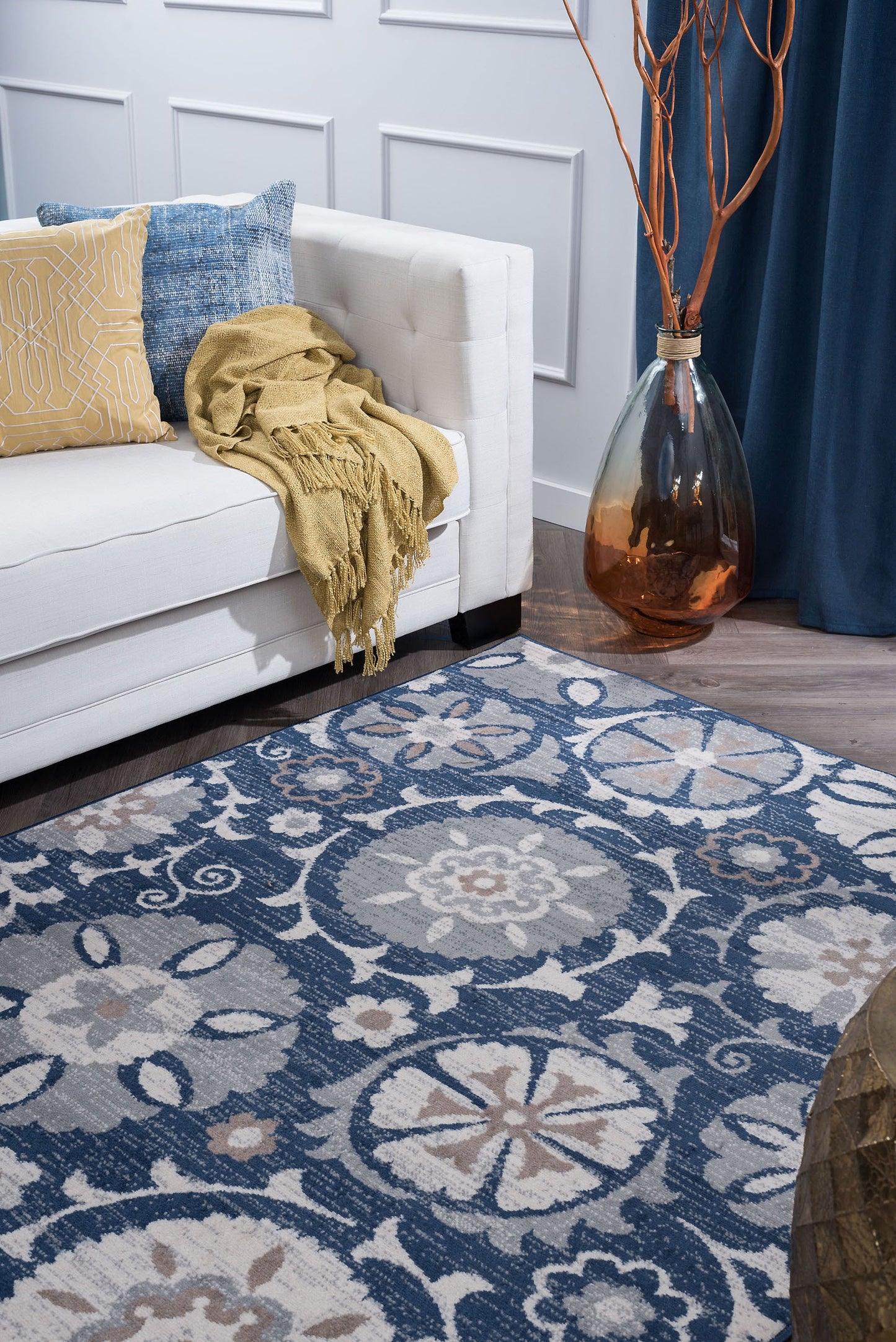 Madison-MDN31 Cut Pile Synthetic Blend Indoor Area Rug by Tayse Rugs