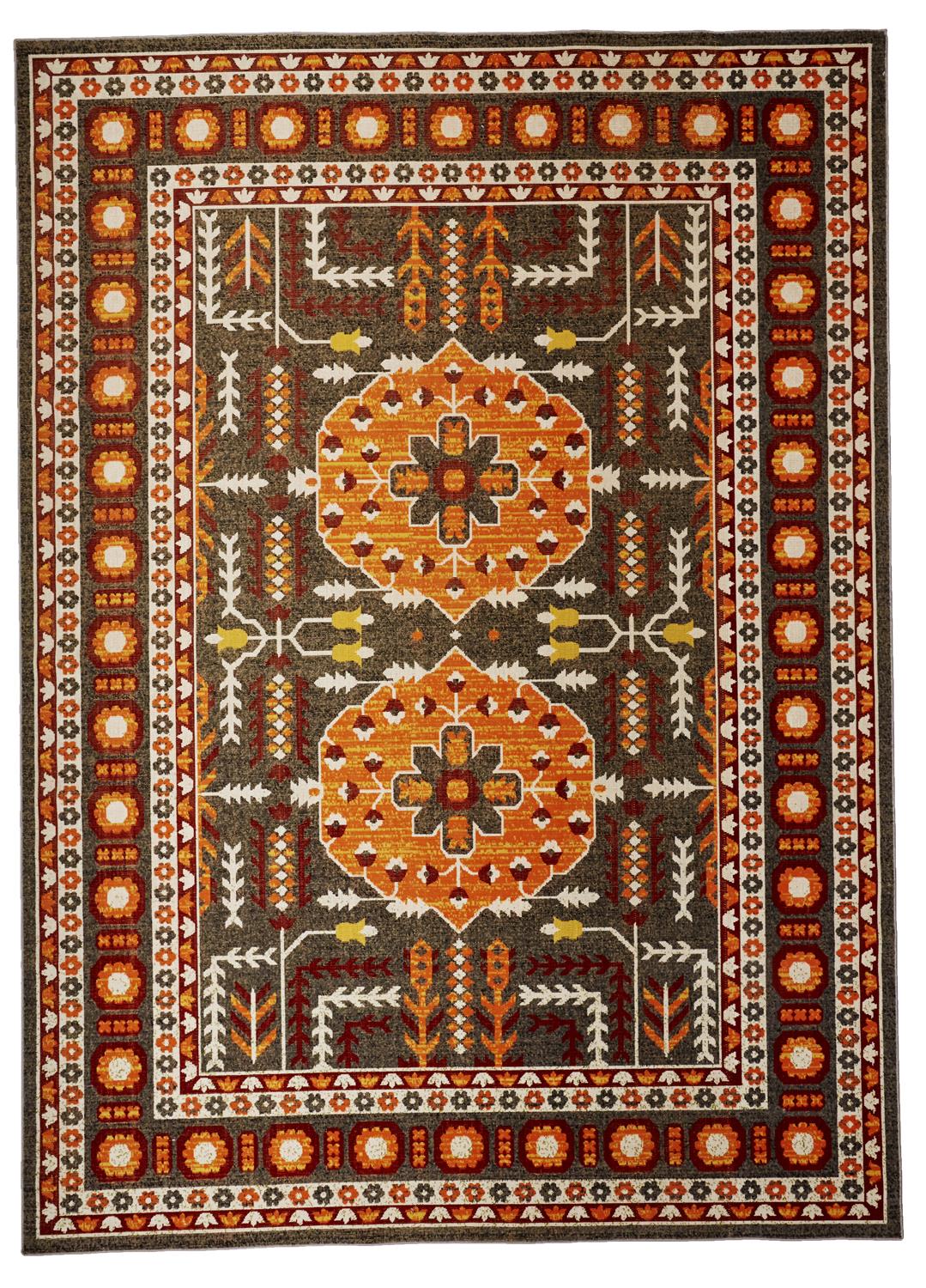 Foster 3754F Machine Made Synthetic Blend Indoor Area Rug by Feizy Rugs