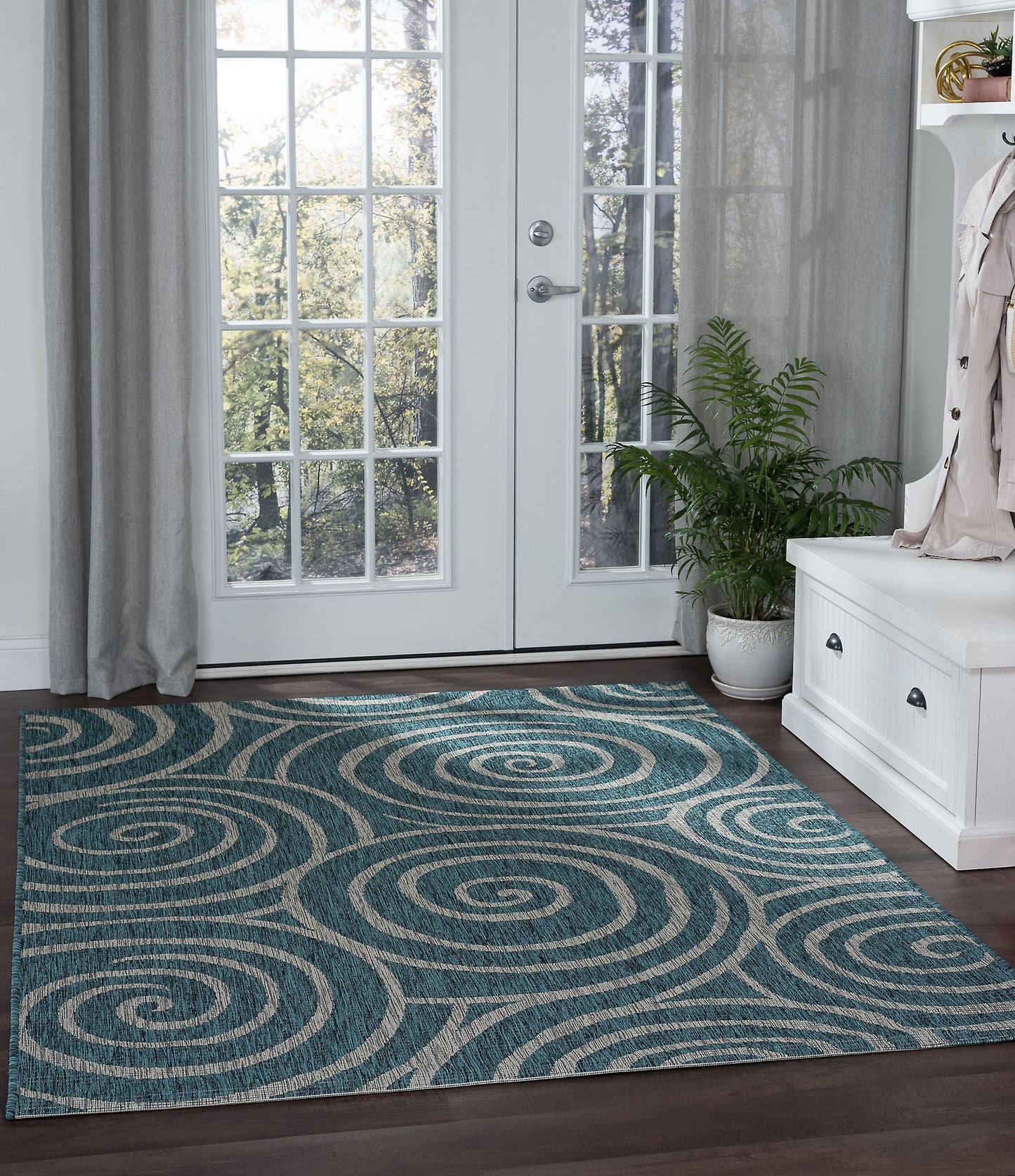 Veranda-VND19 Flat Weave Synthetic Blend Indoor/Outdoor Area Rug by Tayse Rugs