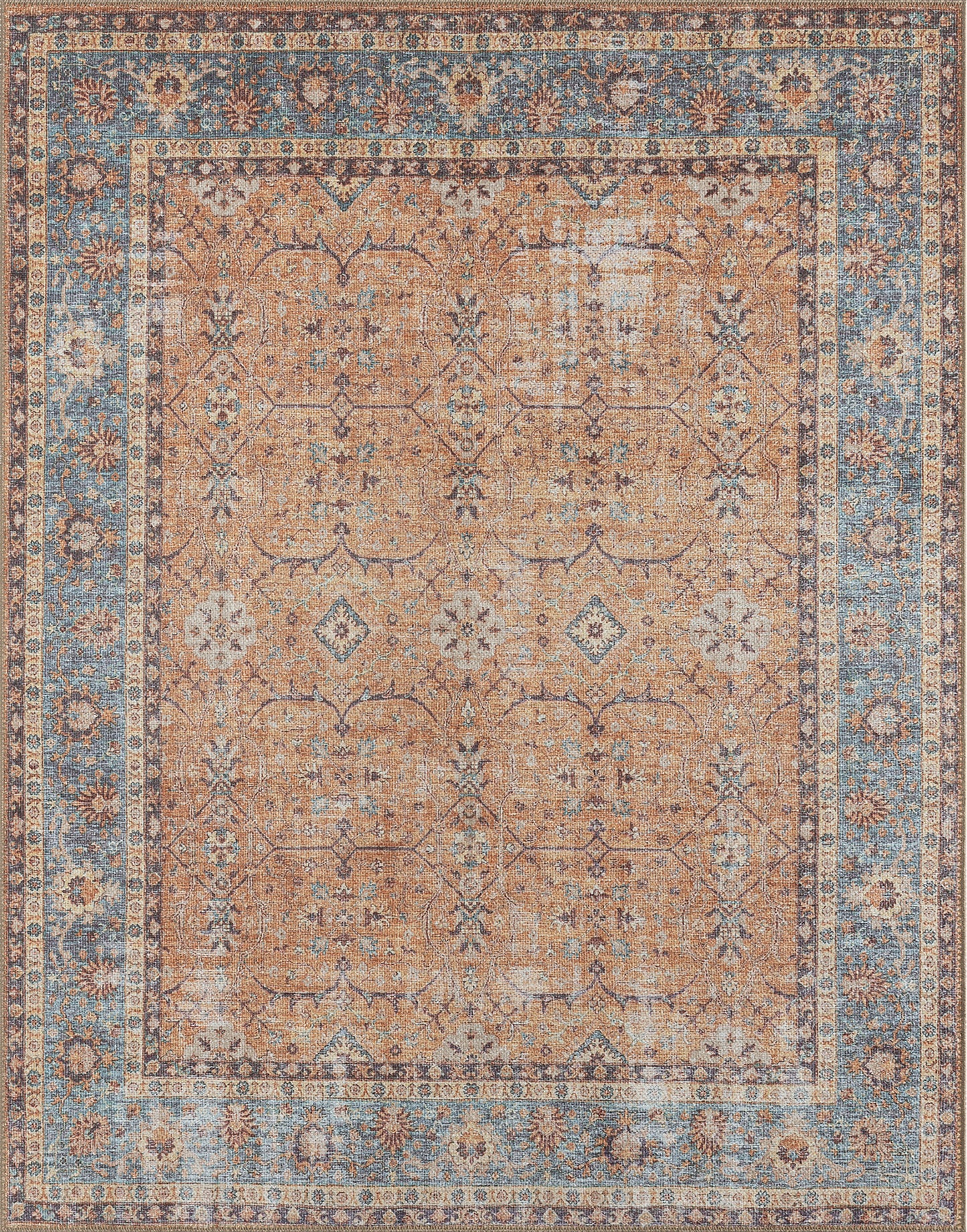 Parker-PRK10 Flat Weave Synthetic Blend Indoor Area Rug by Tayse Rugs