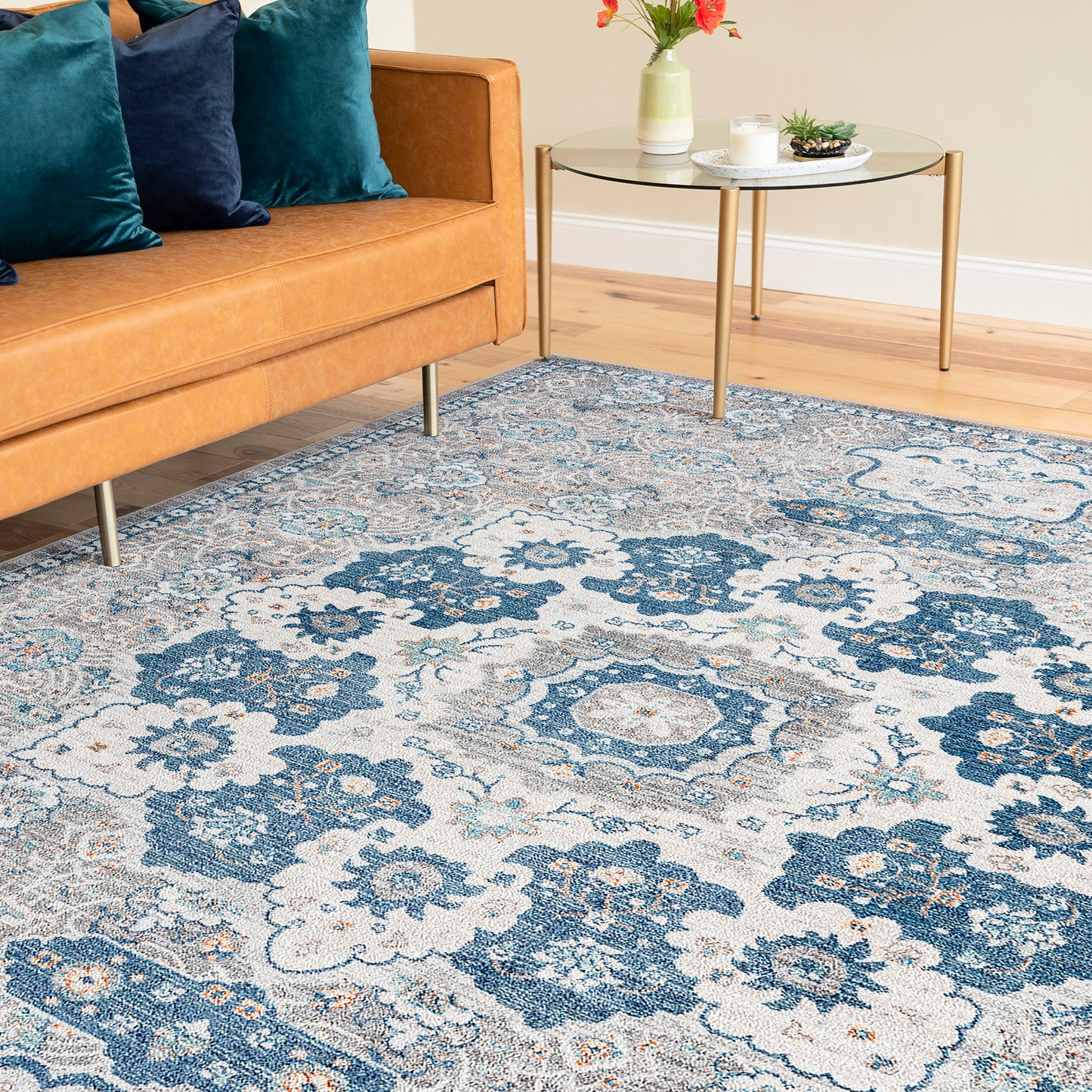 Garden-GRD62 Cut Pile Synthetic Blend Indoor Area Rug by Tayse Rugs