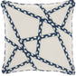 Outdoor Pillows VJ006 Synthetic Blend Woven Braided Geomet Throw Pillow From Mina Victory By Nourison Rugs