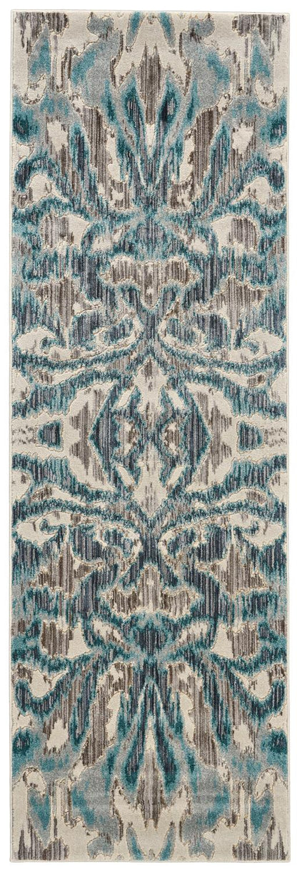 Keats 3467F Machine Made Synthetic Blend Indoor Area Rug by Feizy Rugs