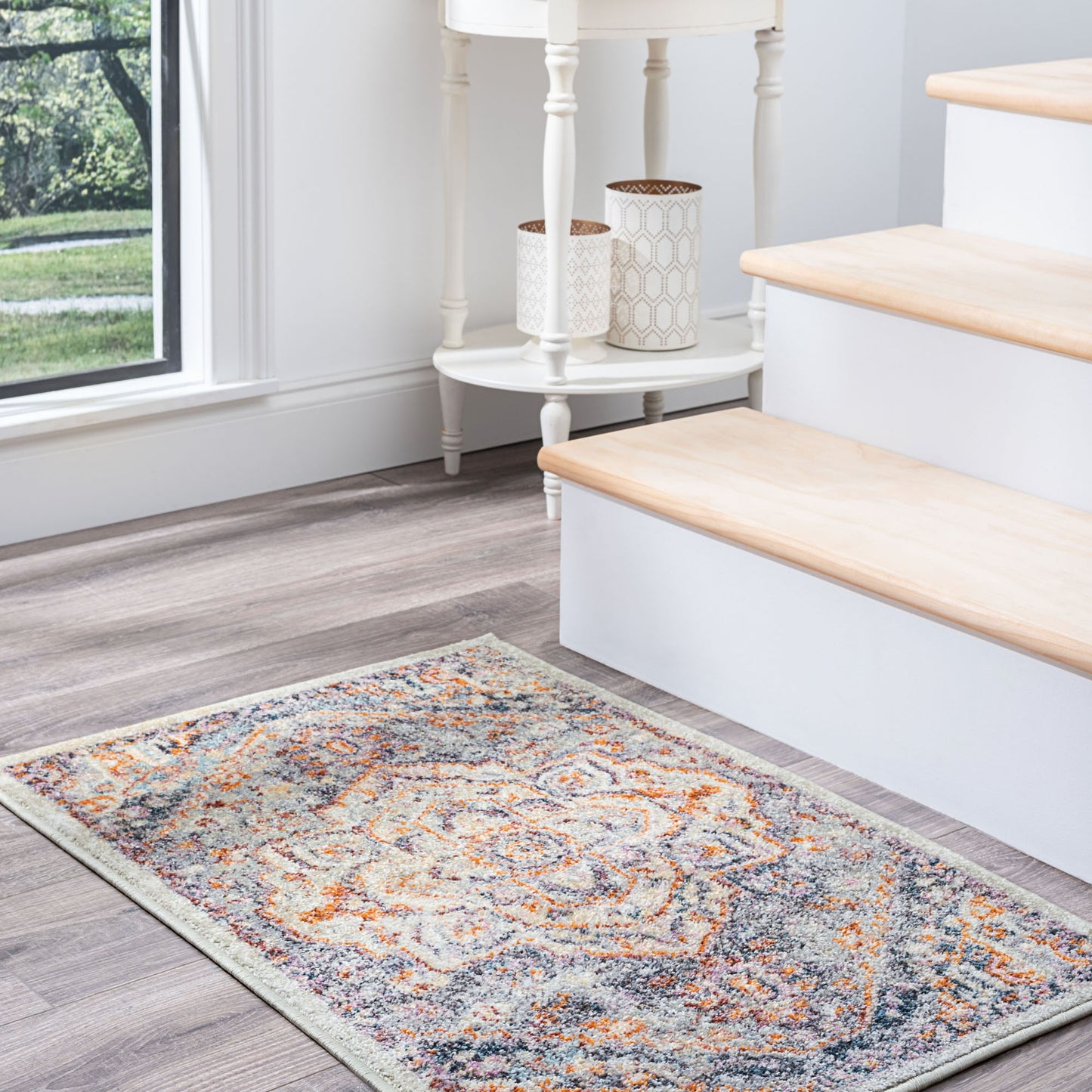 Wakefield-WFL41 Cut Pile Synthetic Blend Indoor Area Rug by Tayse Rugs