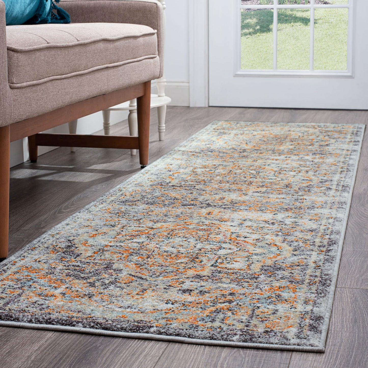 Wakefield-WFL41 Cut Pile Synthetic Blend Indoor Area Rug by Tayse Rugs