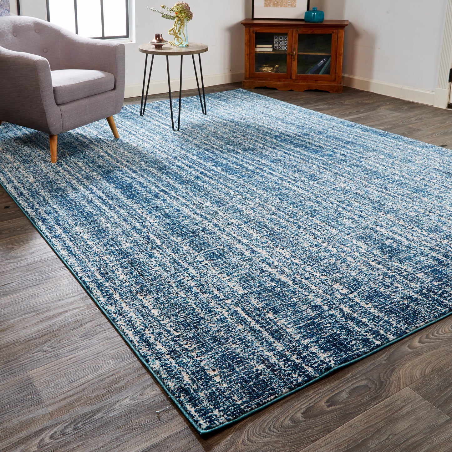 Remmy 3425F Machine Made Synthetic Blend Indoor Area Rug by Feizy Rugs