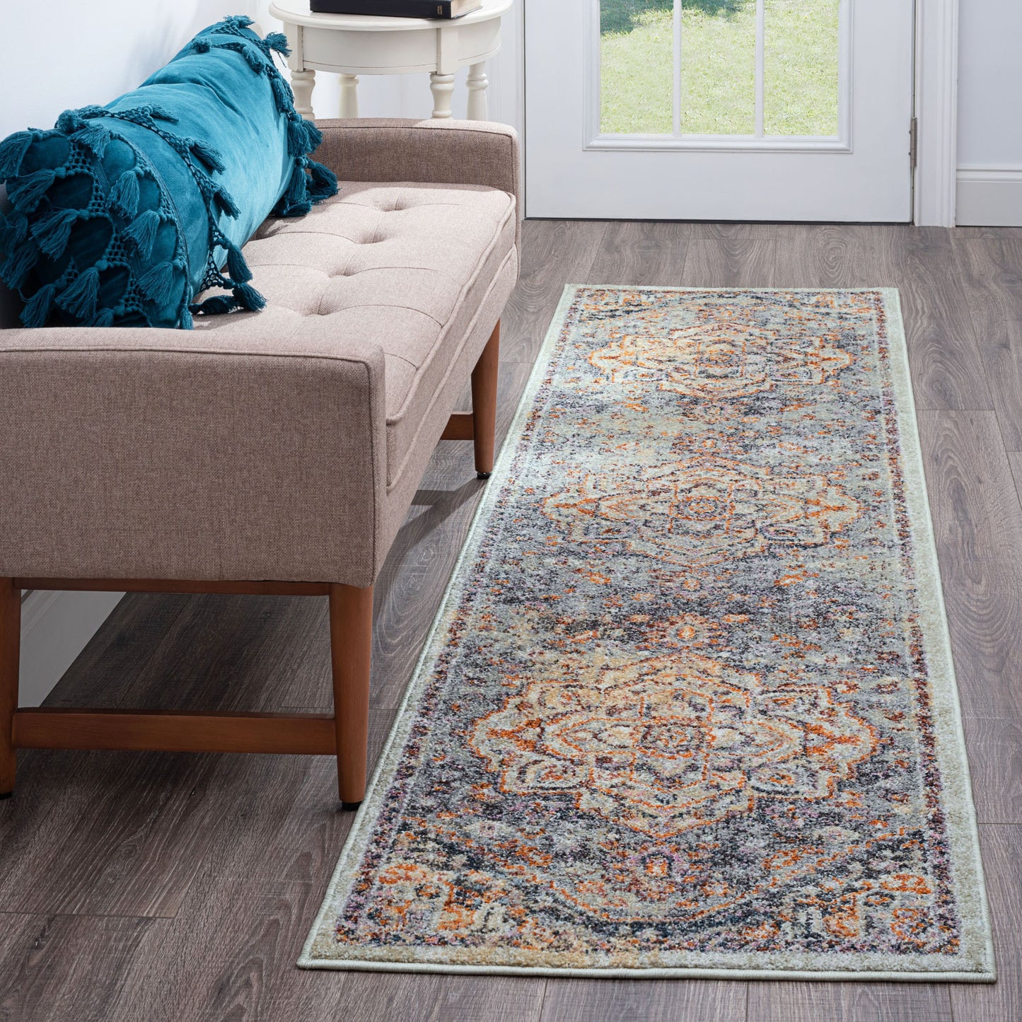 Wakefield-WFL41 Cut Pile Synthetic Blend Indoor Area Rug by Tayse Rugs