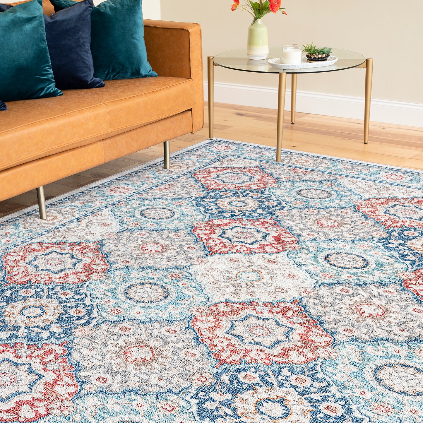 Garden-GRD65 Cut Pile Synthetic Blend Indoor Area Rug by Tayse Rugs