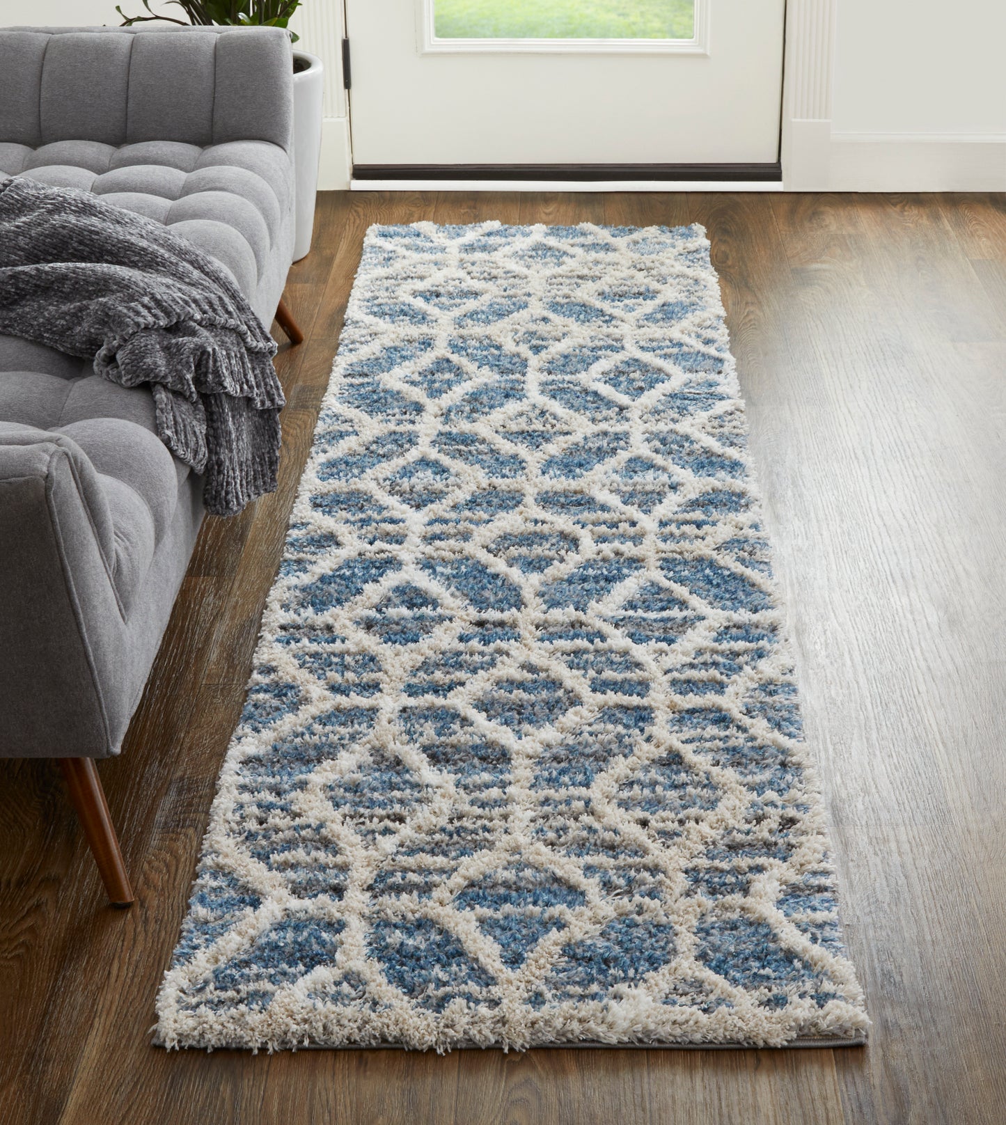 Mynka 39ICF Power Loomed Synthetic Blend Indoor Area Rug by Feizy Rugs