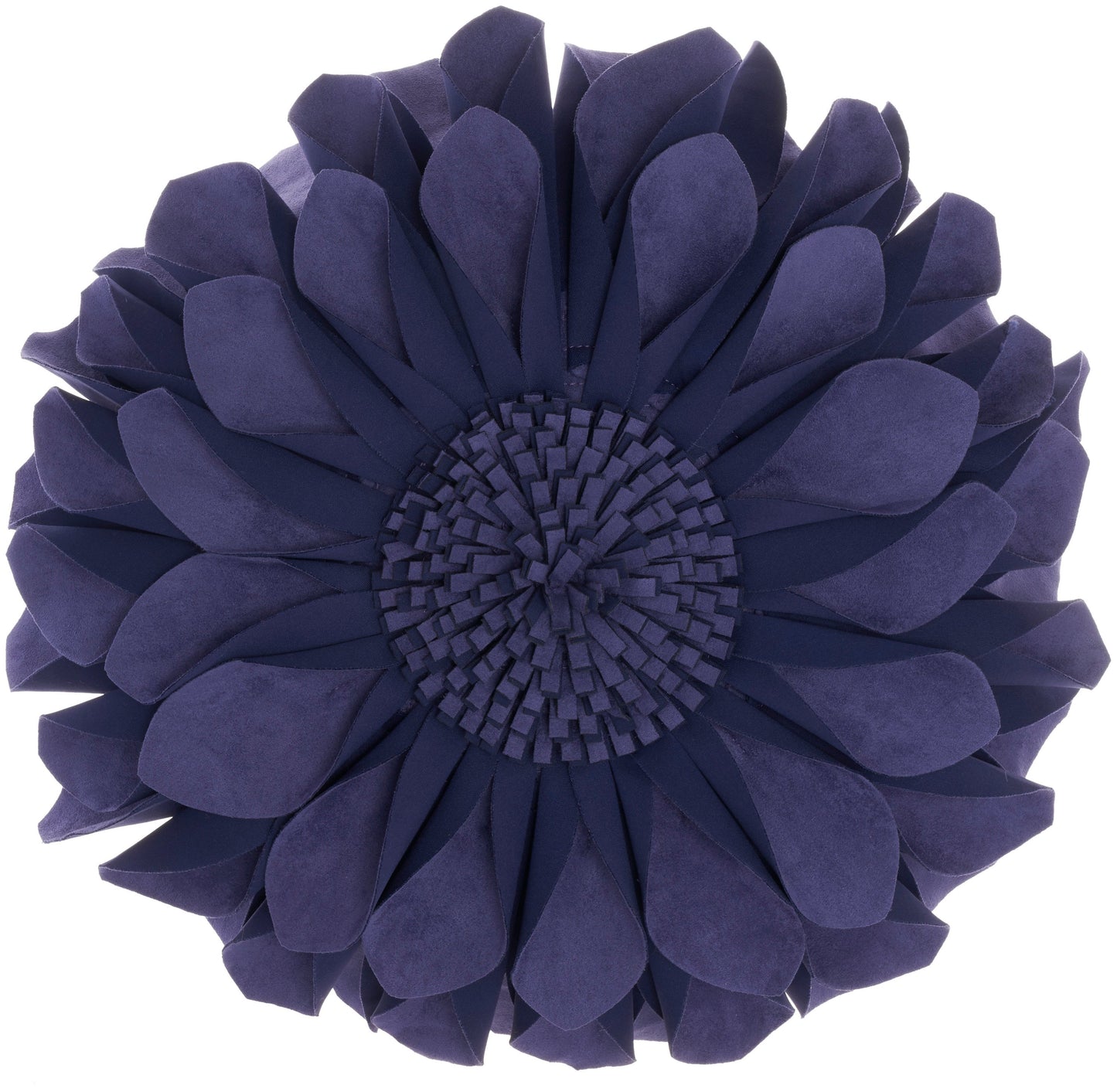 Sofia L0374 Synthetic Blend Suedette Flower Throw Pillow From Mina Victory By Nourison Rugs