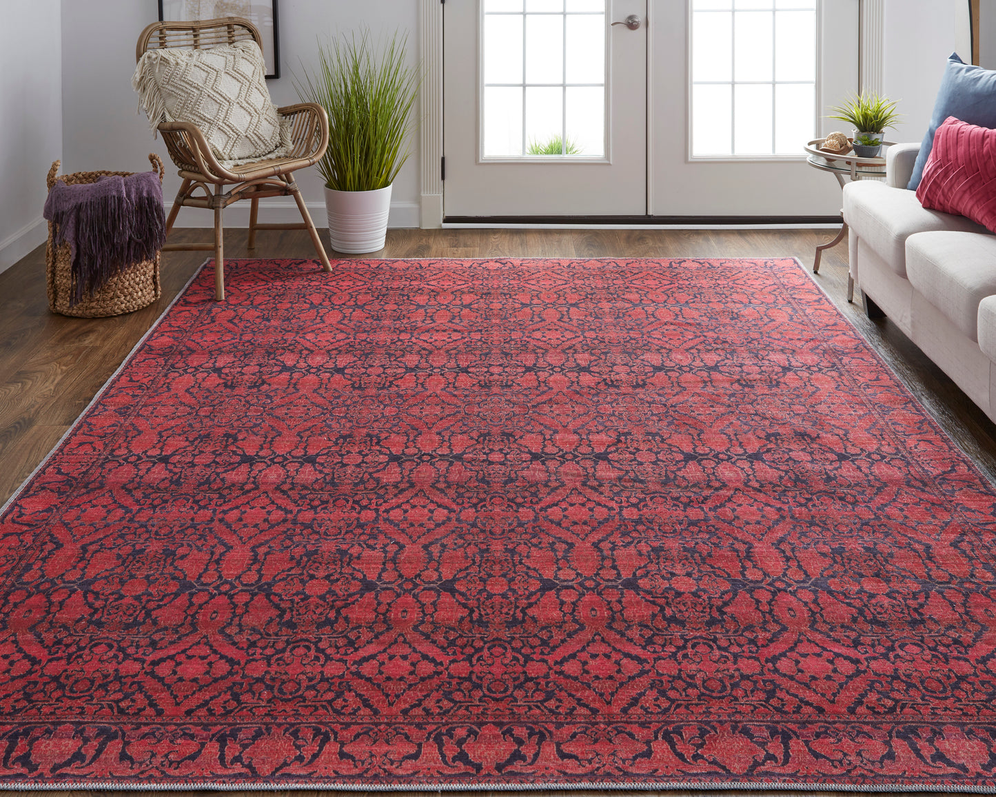 Voss 39H6F Power Loomed Synthetic Blend Indoor Area Rug by Feizy Rugs