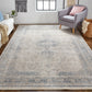 Marquette 3775F Machine Made Synthetic Blend Indoor Area Rug by Feizy Rugs