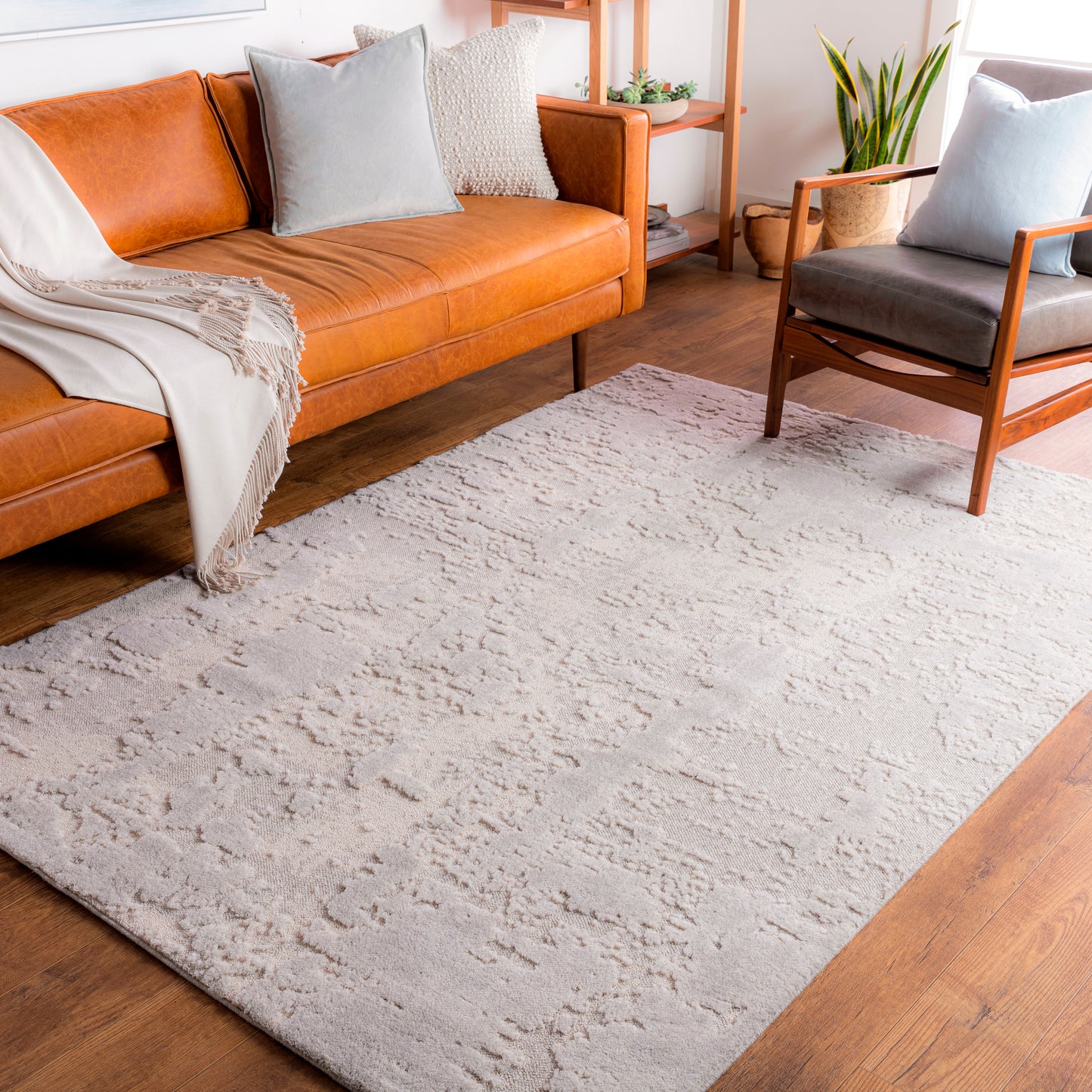 Flux 26993 Machine Woven Wool Indoor Area Rug by Surya Rugs