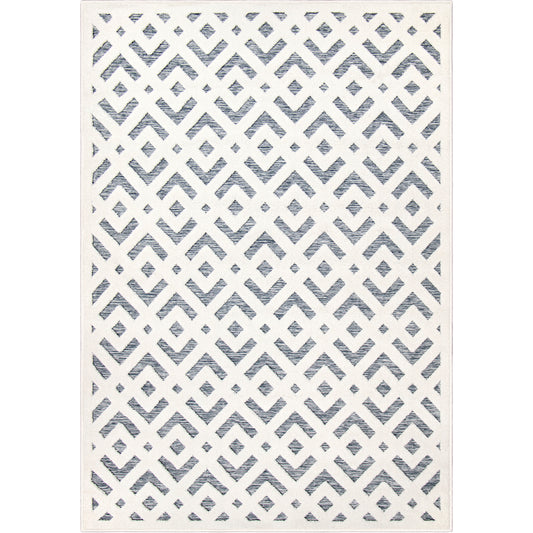 Orian Rugs Simply Southern Cottage Covington BCL/COVI Natural Navy Daisy Area Rug
