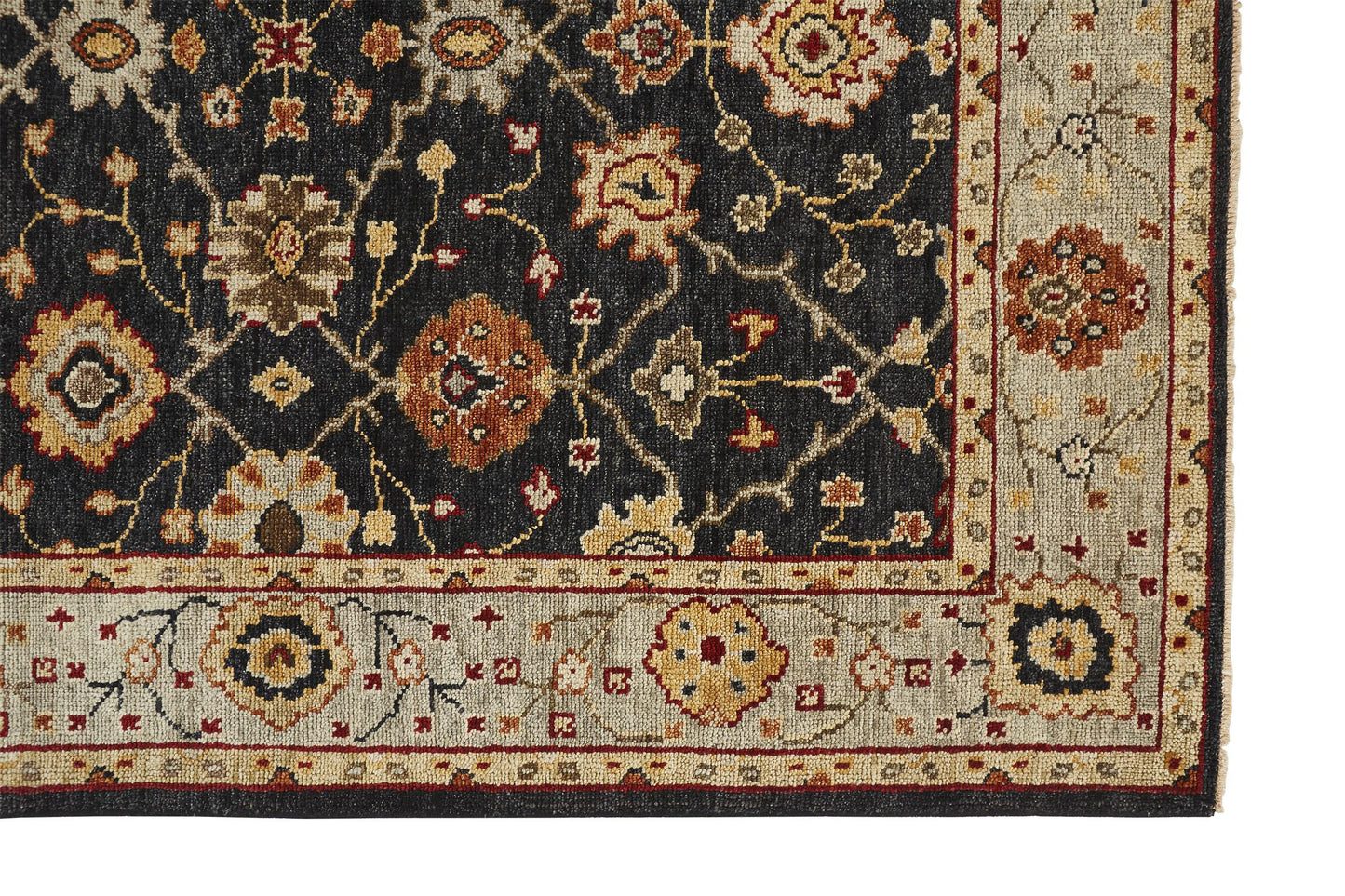 Carrington 6500F Hand Knotted Wool Indoor Area Rug by Feizy Rugs