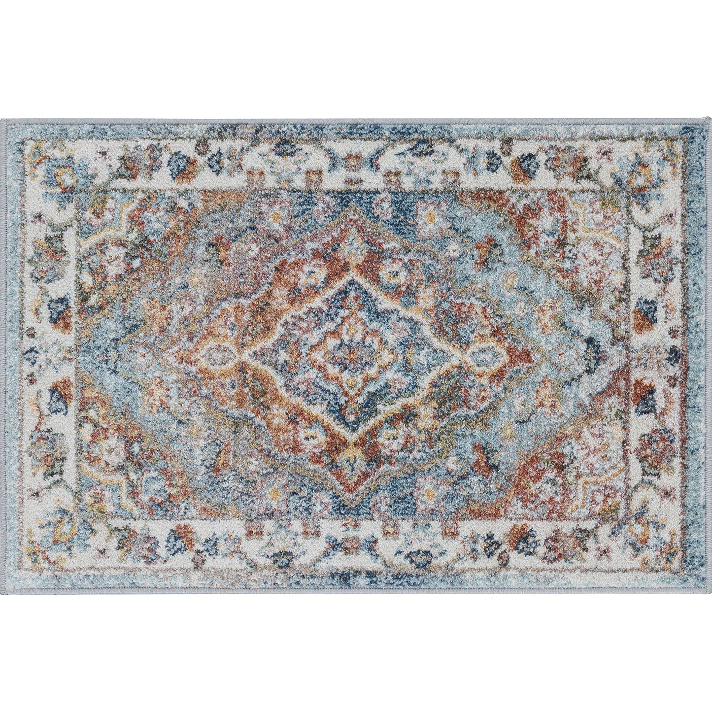 Reina-REI15 Cut Pile Synthetic Blend Indoor Area Rug by Tayse Rugs