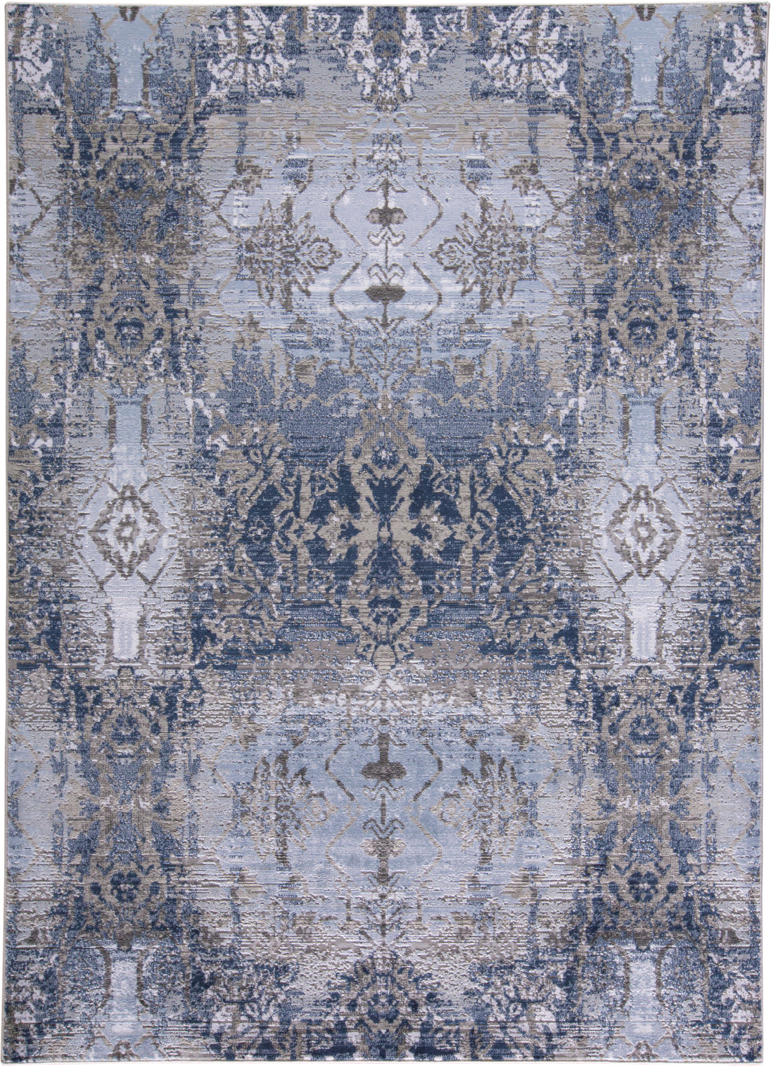 Gaspar 3834F Machine Made Synthetic Blend Indoor Area Rug by Feizy Rugs