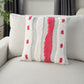 Life Styles CN980 Cotton Tufted Woven Waves Throw Pillow From Mina Victory By Nourison Rugs