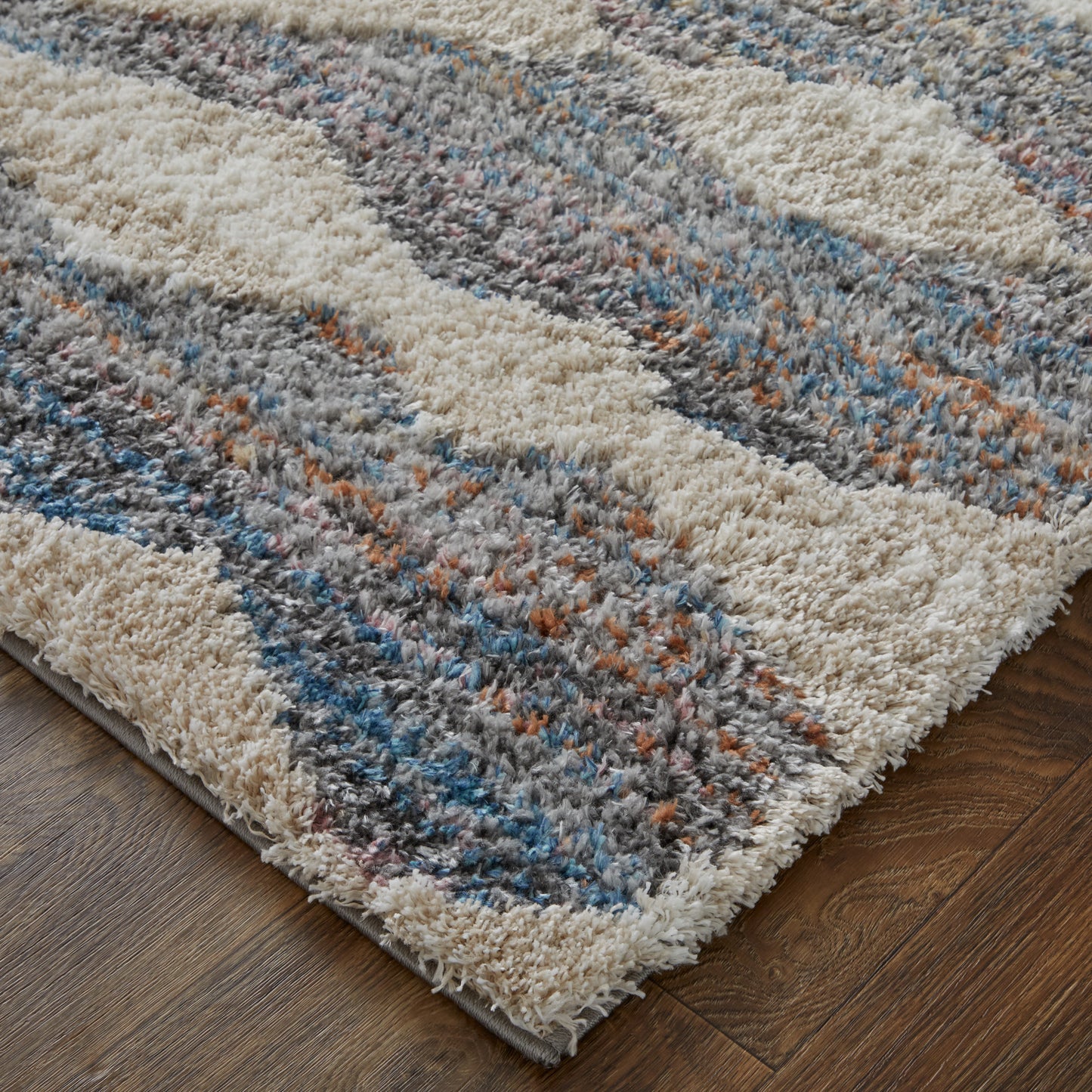 Mynka 39IFF Power Loomed Synthetic Blend Indoor Area Rug by Feizy Rugs