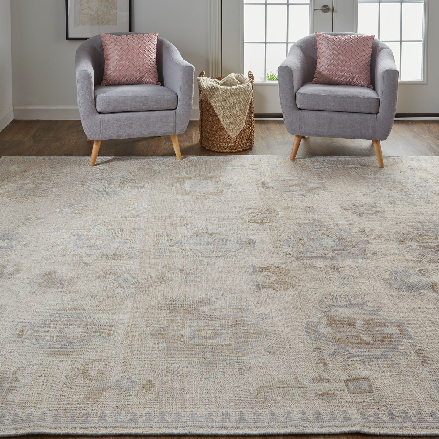 Wendover 6858F Hand Knotted Synthetic Blend Indoor Area Rug by Feizy Rugs