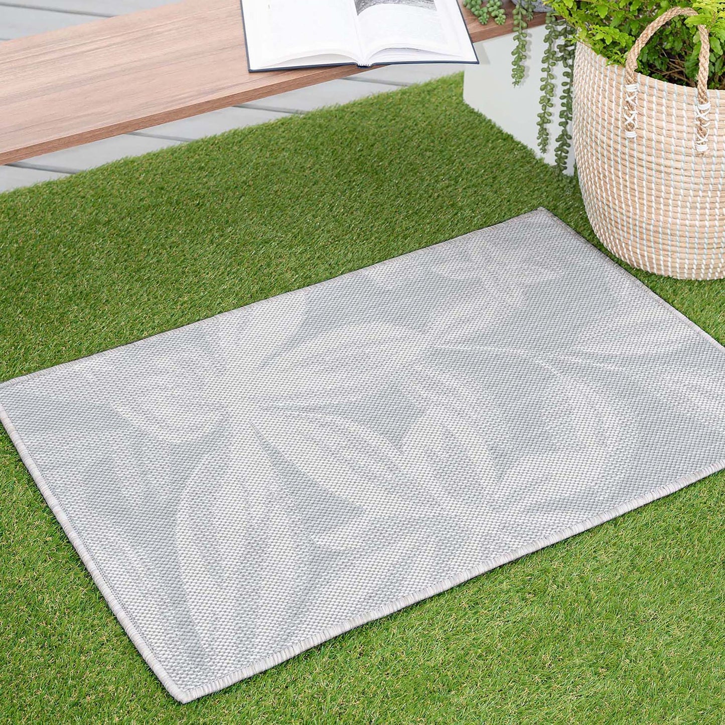 Eco-ECO17 Flat Weave Synthetic Blend Indoor/Outdoor Area Rug by Tayse Rugs