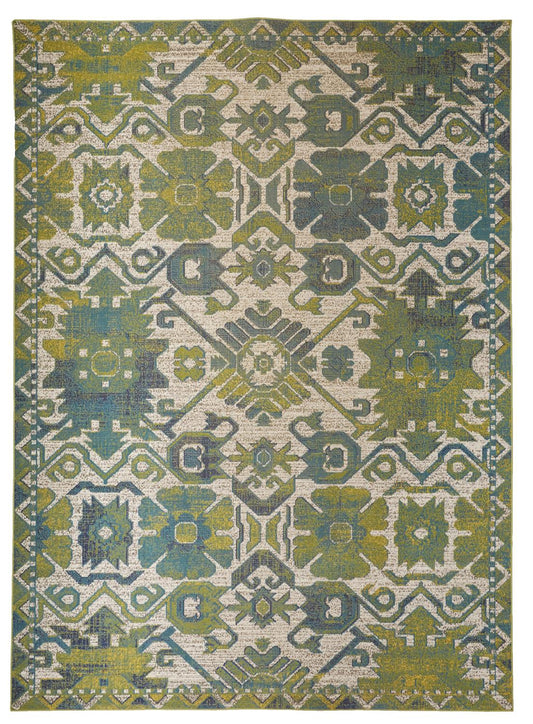 Foster 3758F Machine Made Synthetic Blend Indoor Area Rug by Feizy Rugs