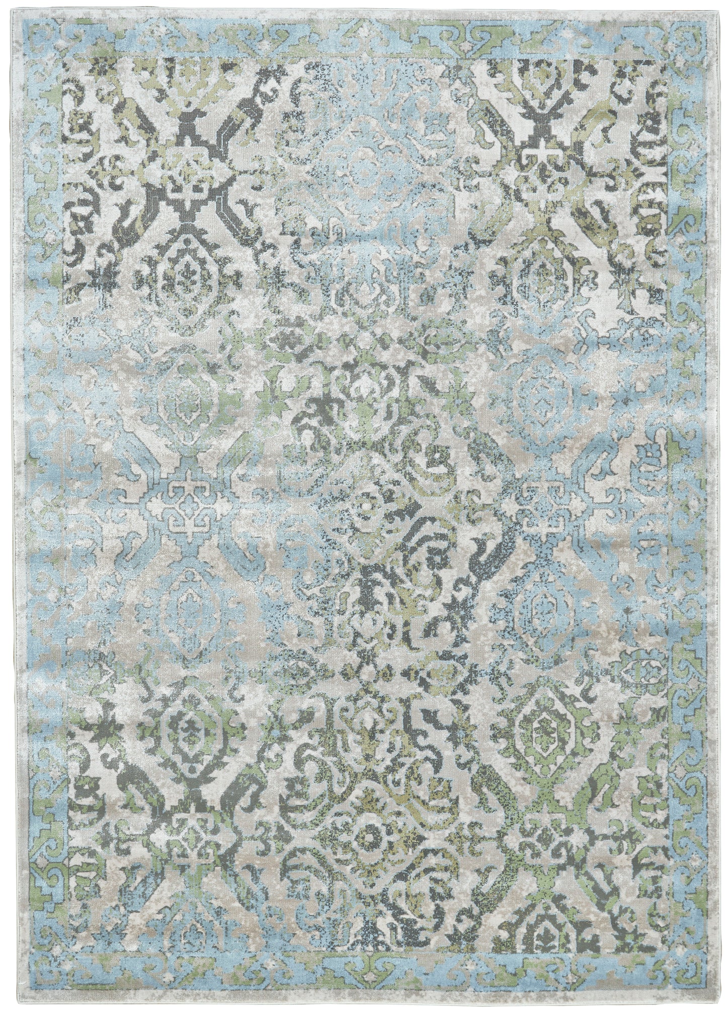 Katari 3374F Machine Made Synthetic Blend Indoor Area Rug by Feizy Rugs
