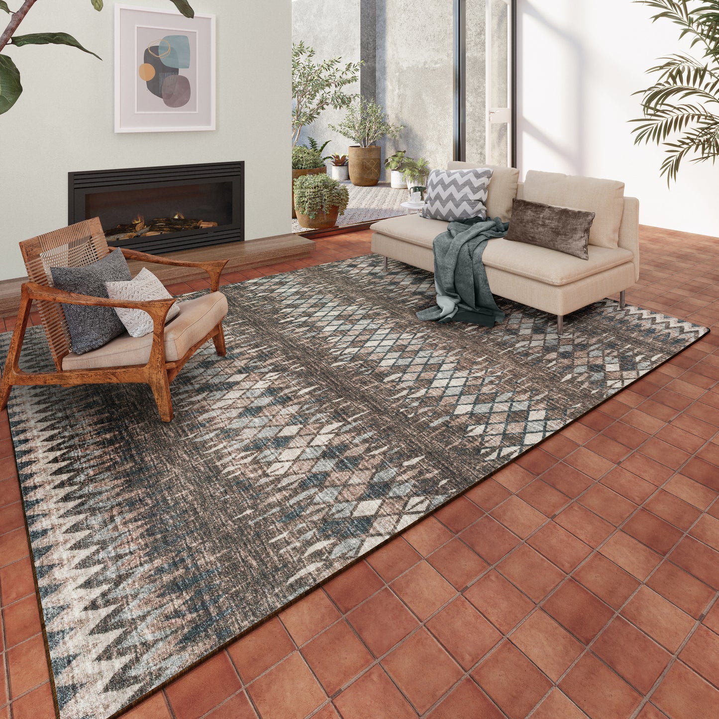 Winslow WL5 Tufted Synthetic Blend Indoor Area Rug by Dalyn Rugs