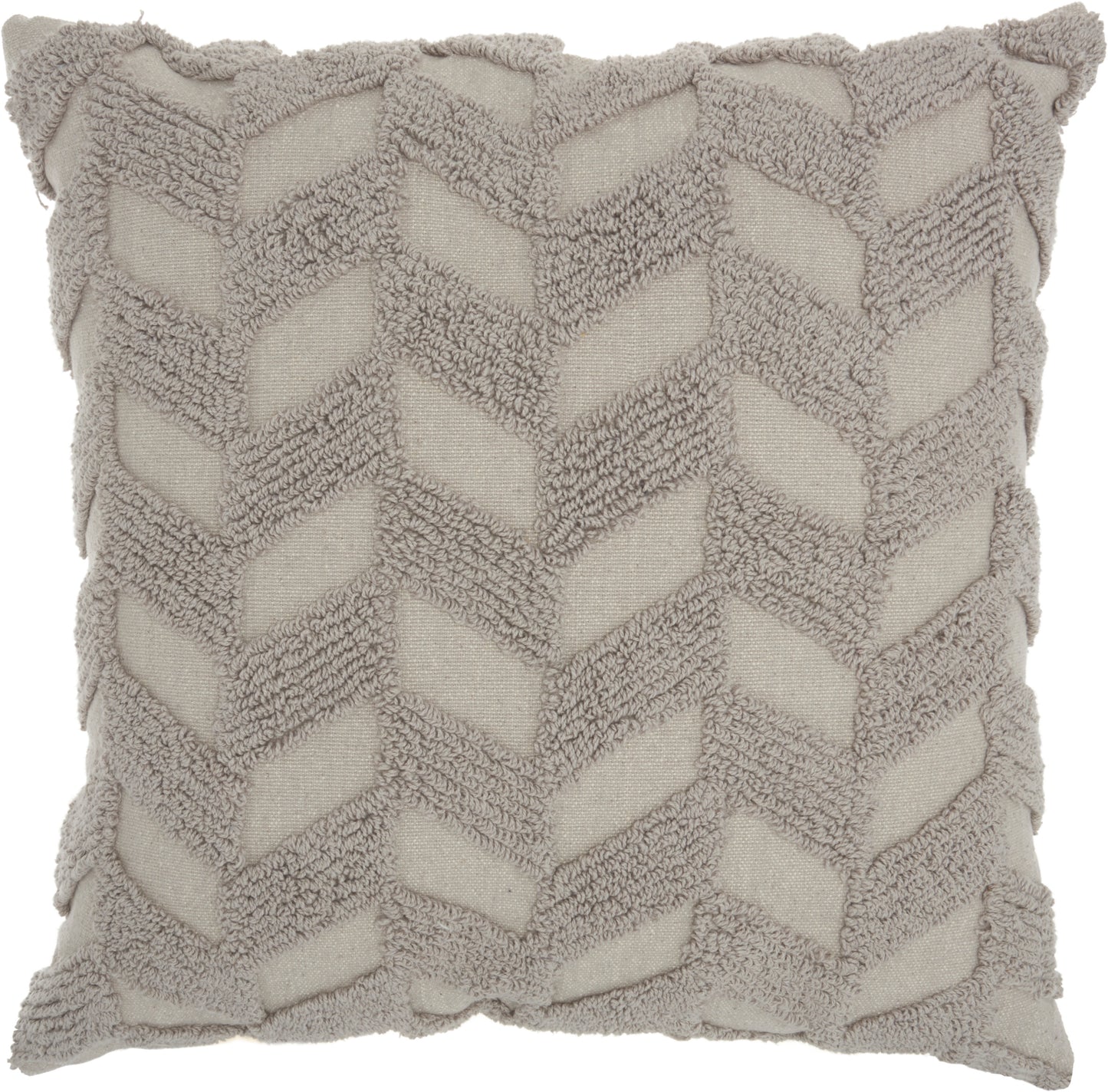 Life Styles GT747 Cotton Raised Chevron Throw Pillow From Mina Victory By Nourison Rugs