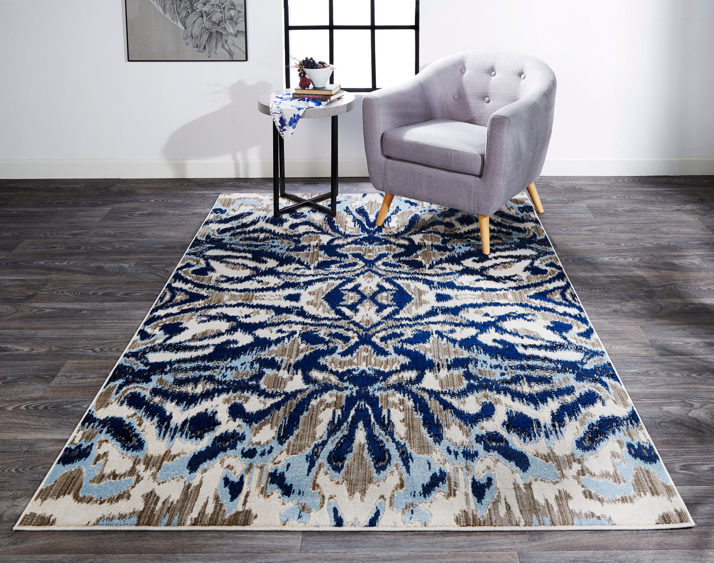 Milton 3467F Machine Made Synthetic Blend Indoor Area Rug by Feizy Rugs