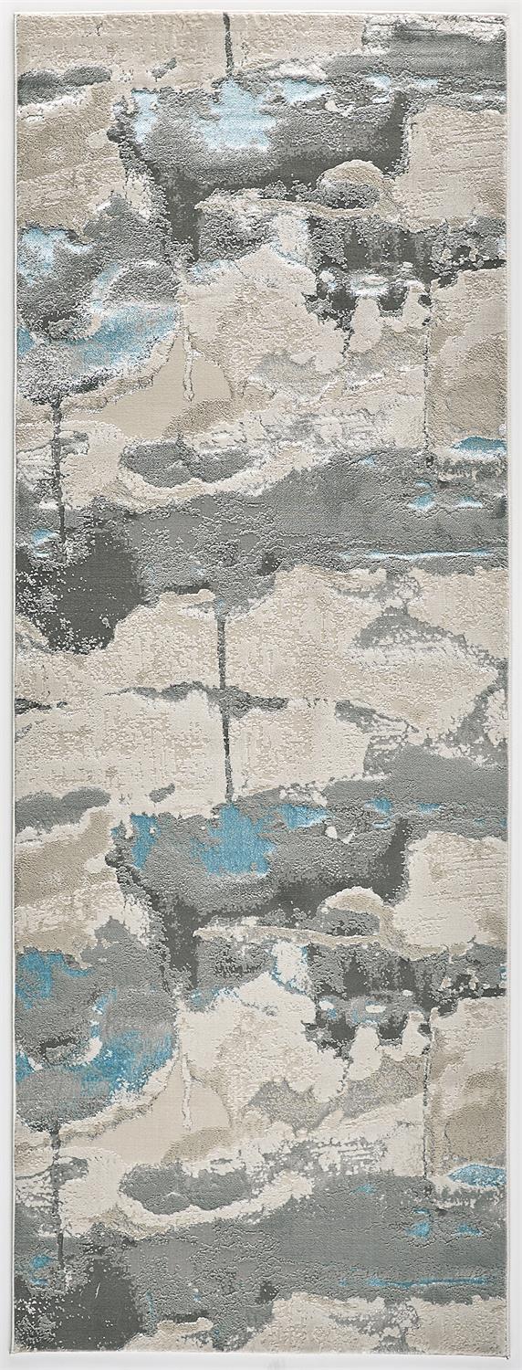 Azure 3525F Machine Made Synthetic Blend Indoor Area Rug by Feizy Rugs