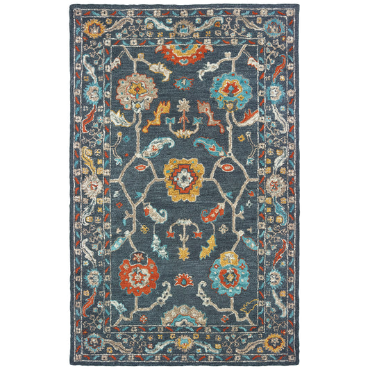 ZAHRA Floral Hand-Tufted Wool Indoor Area Rug by Oriental Weavers | Area Rug