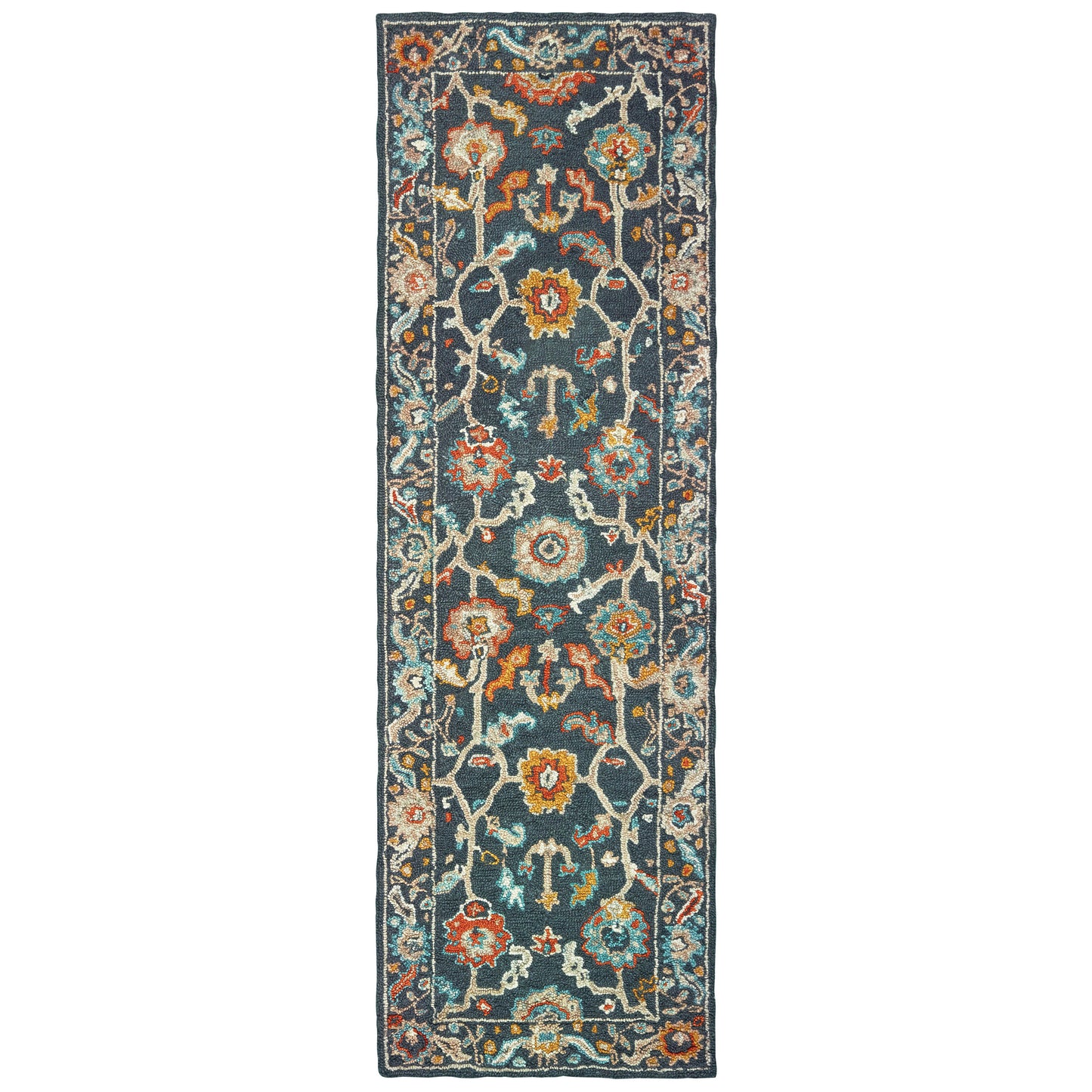ZAHRA Floral Hand-Tufted Wool Indoor Area Rug by Oriental Weavers | Area Rug