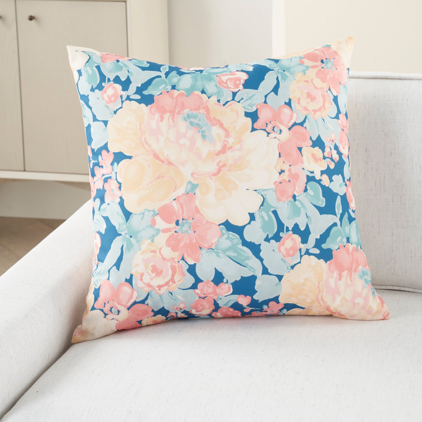 Waverly Pillows WP009 Synthetic Blend Blossom Boutique Throw Pillow From Waverly By Nourison Rugs
